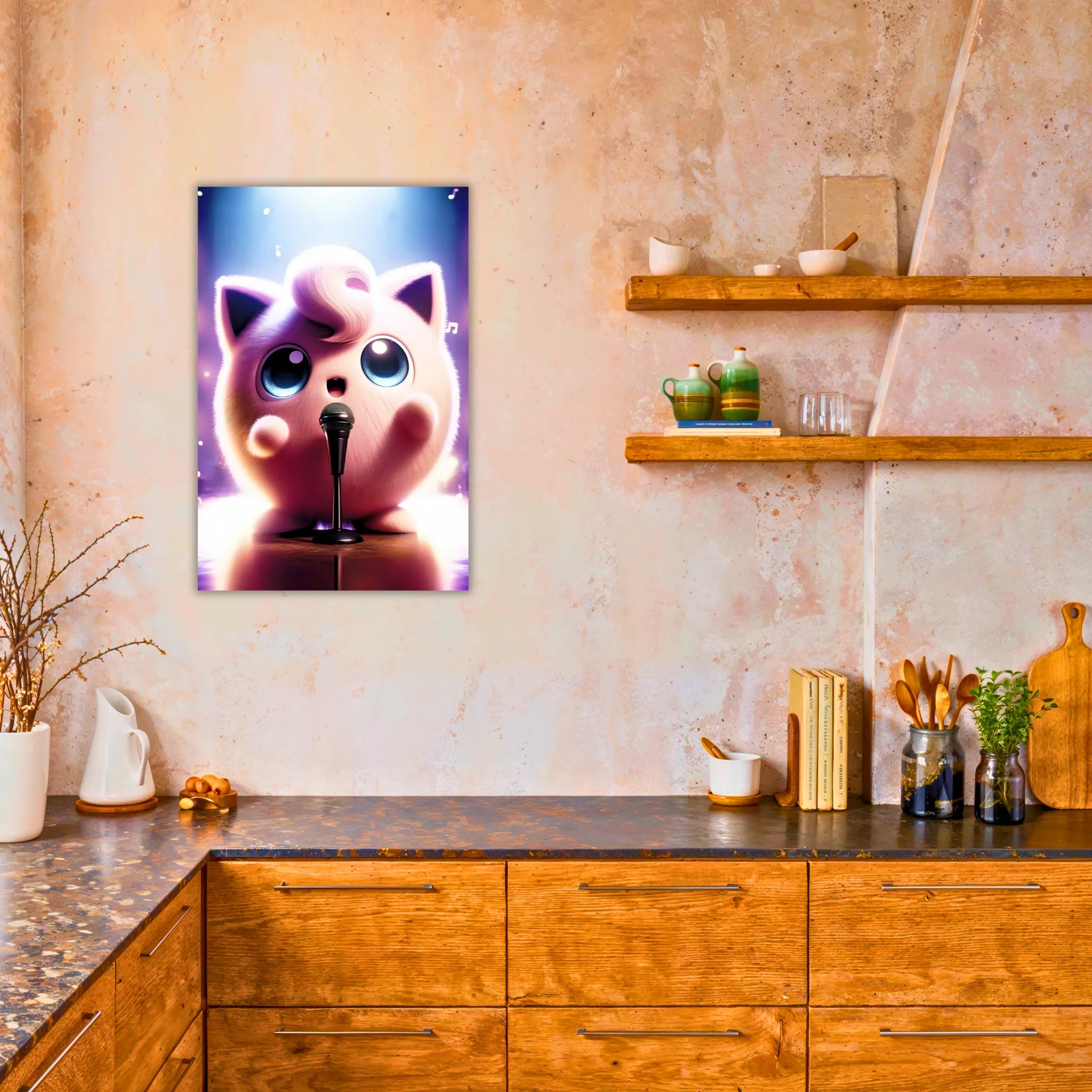 Tableau Pokémon Rondoudou Réaliste