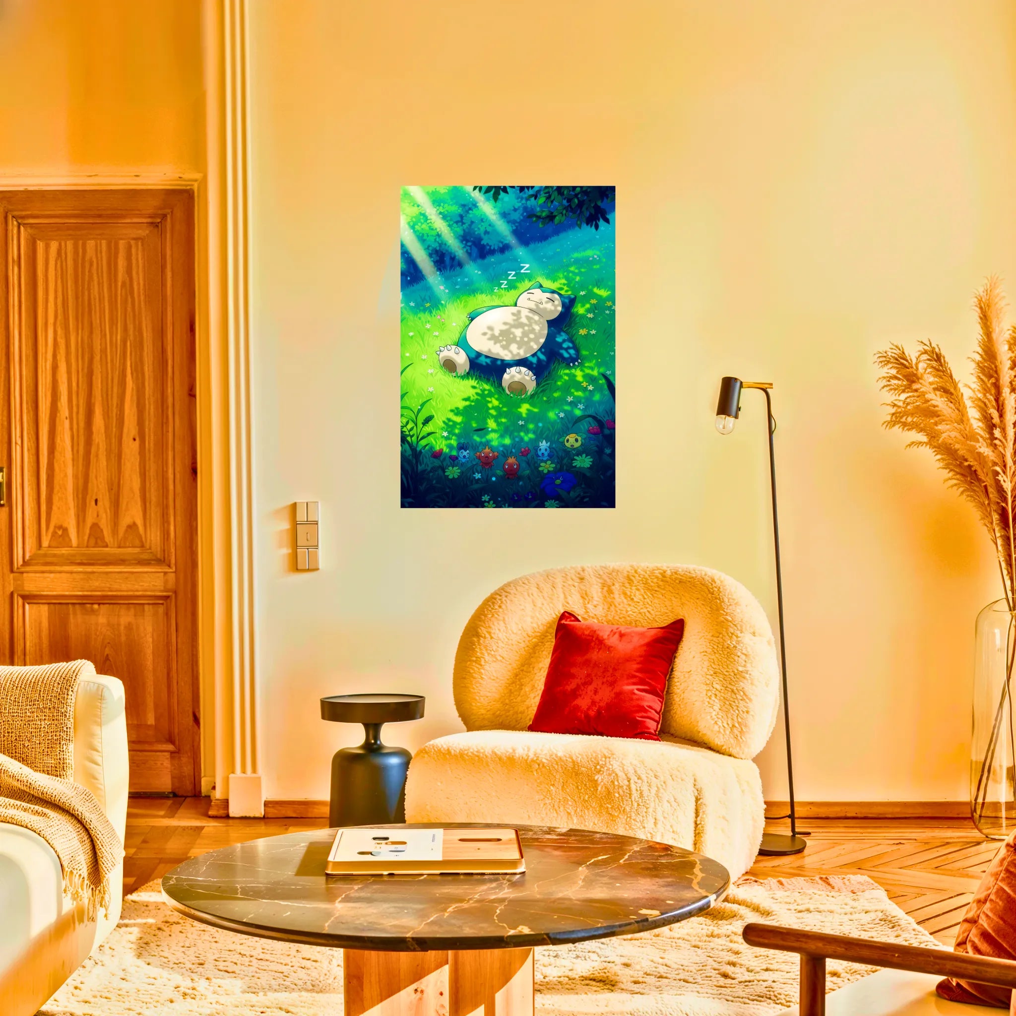 Tableau Pokémon Ronflex Nature