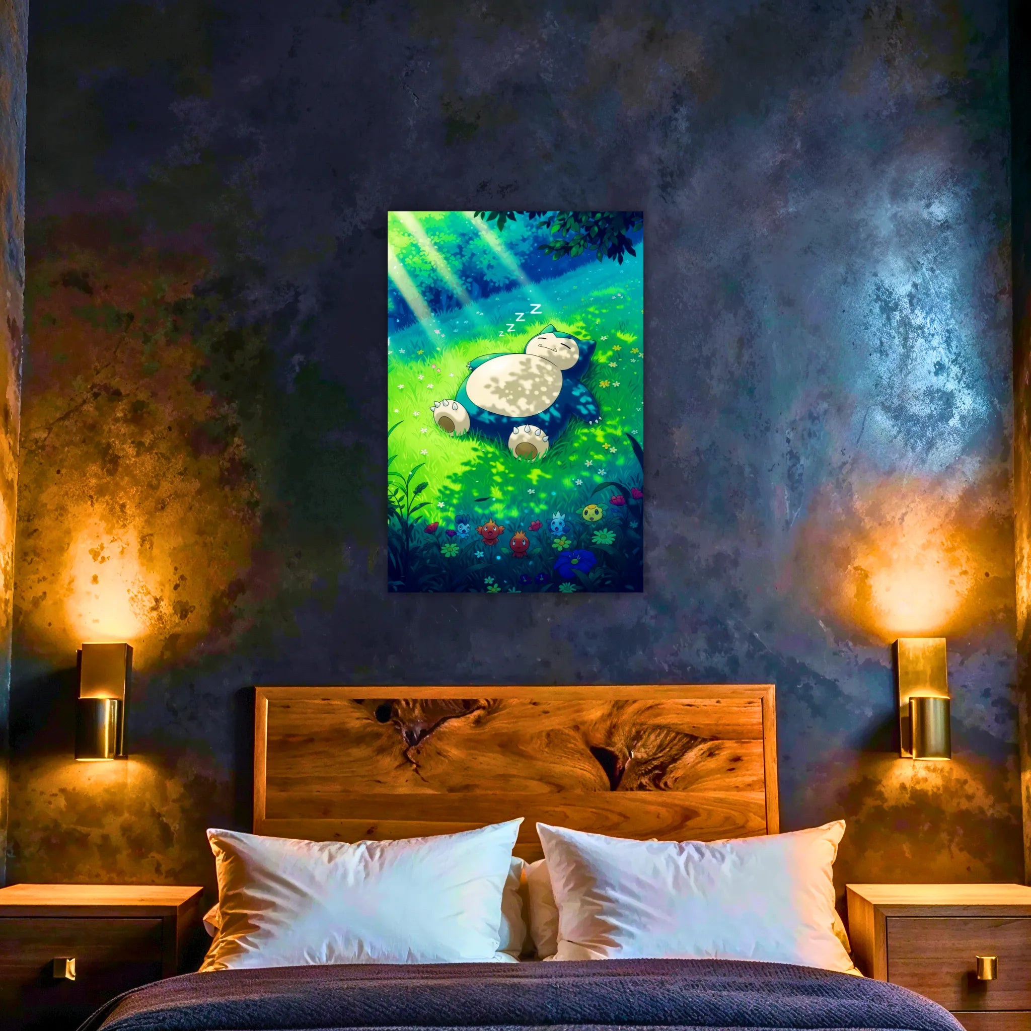 Tableau Pokémon Ronflex Nature