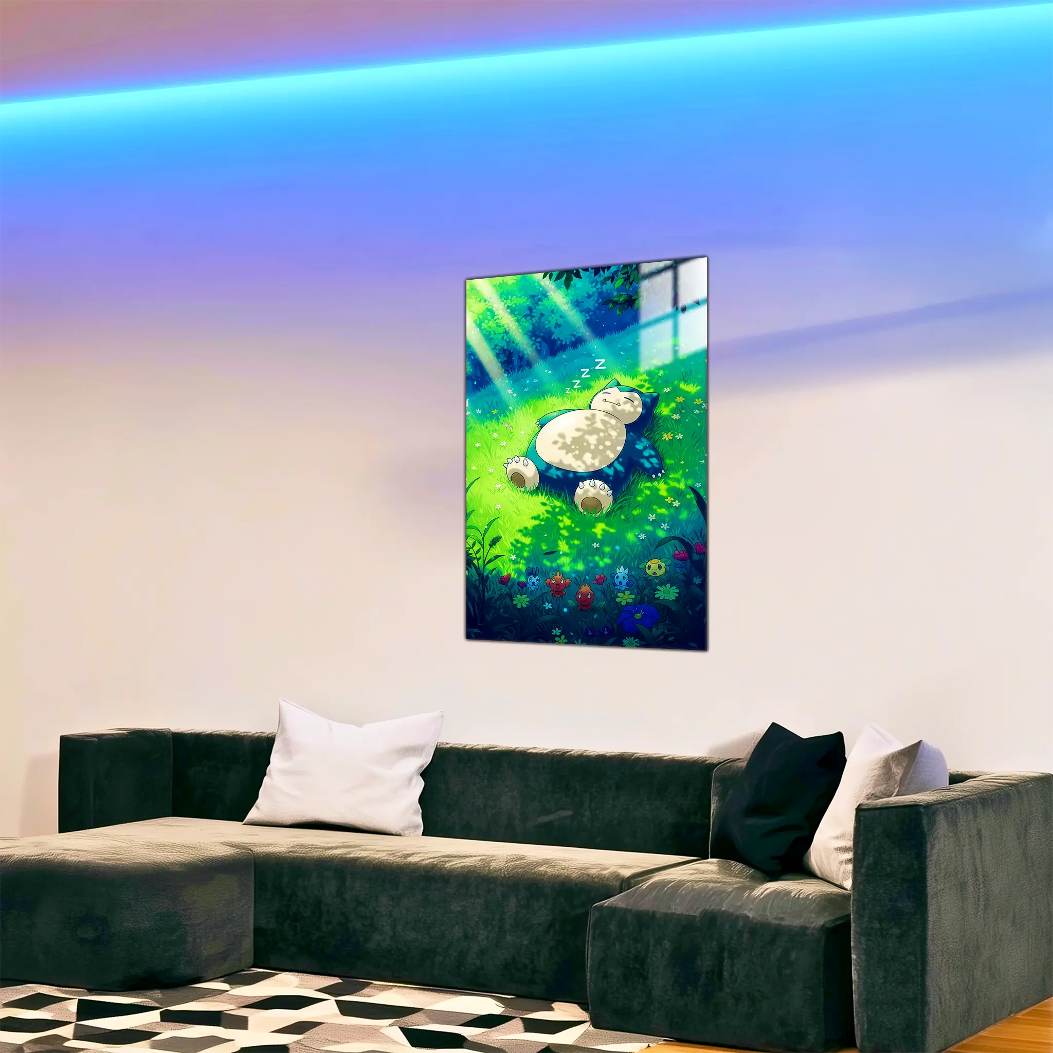 tableau-pokemon-ronflex-nature-dans-le-salon | DreamWay
