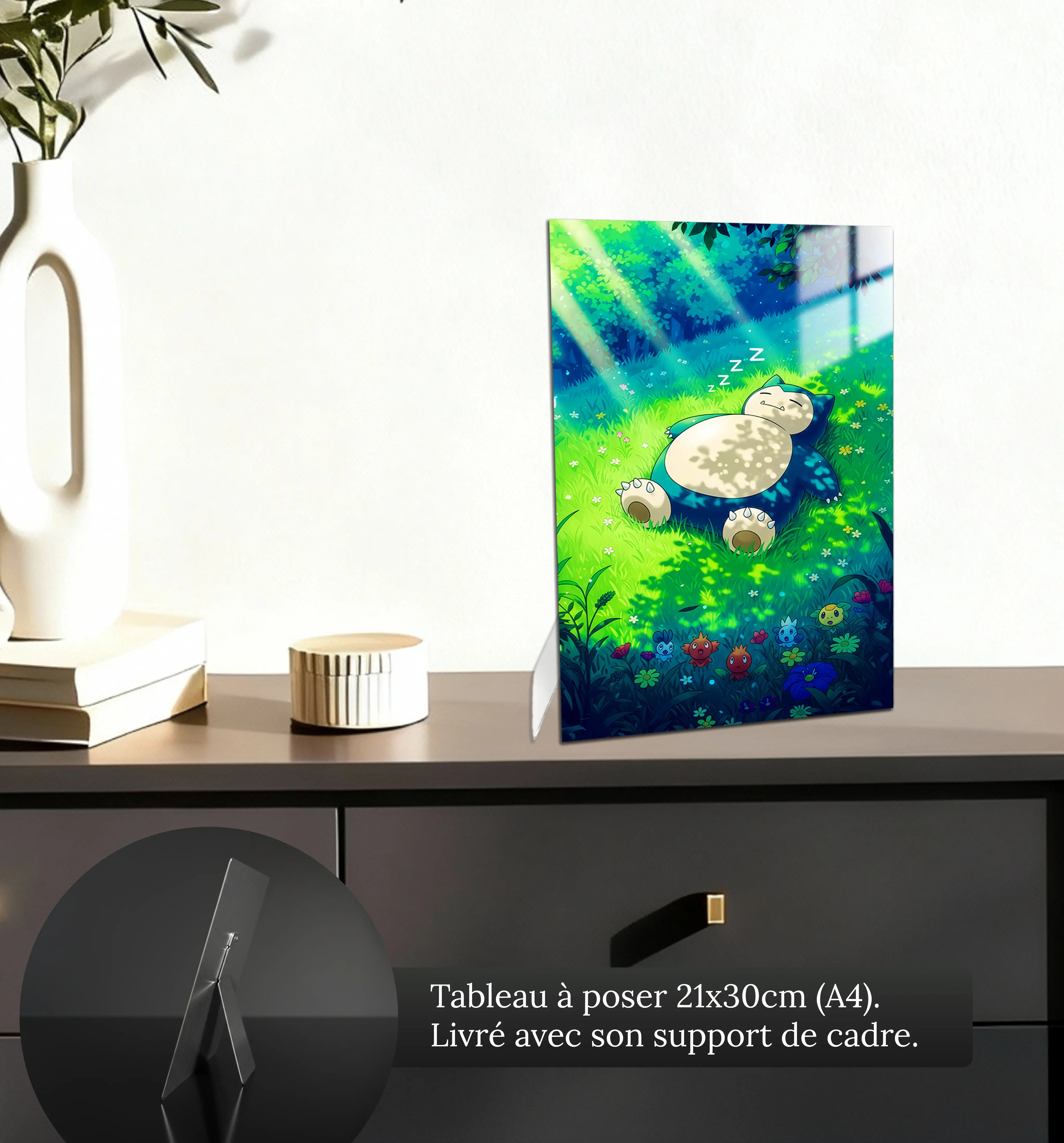 tableau-pokemon-ronflex-nature-petit-format-a-poser-sur-meuble | DreamWay