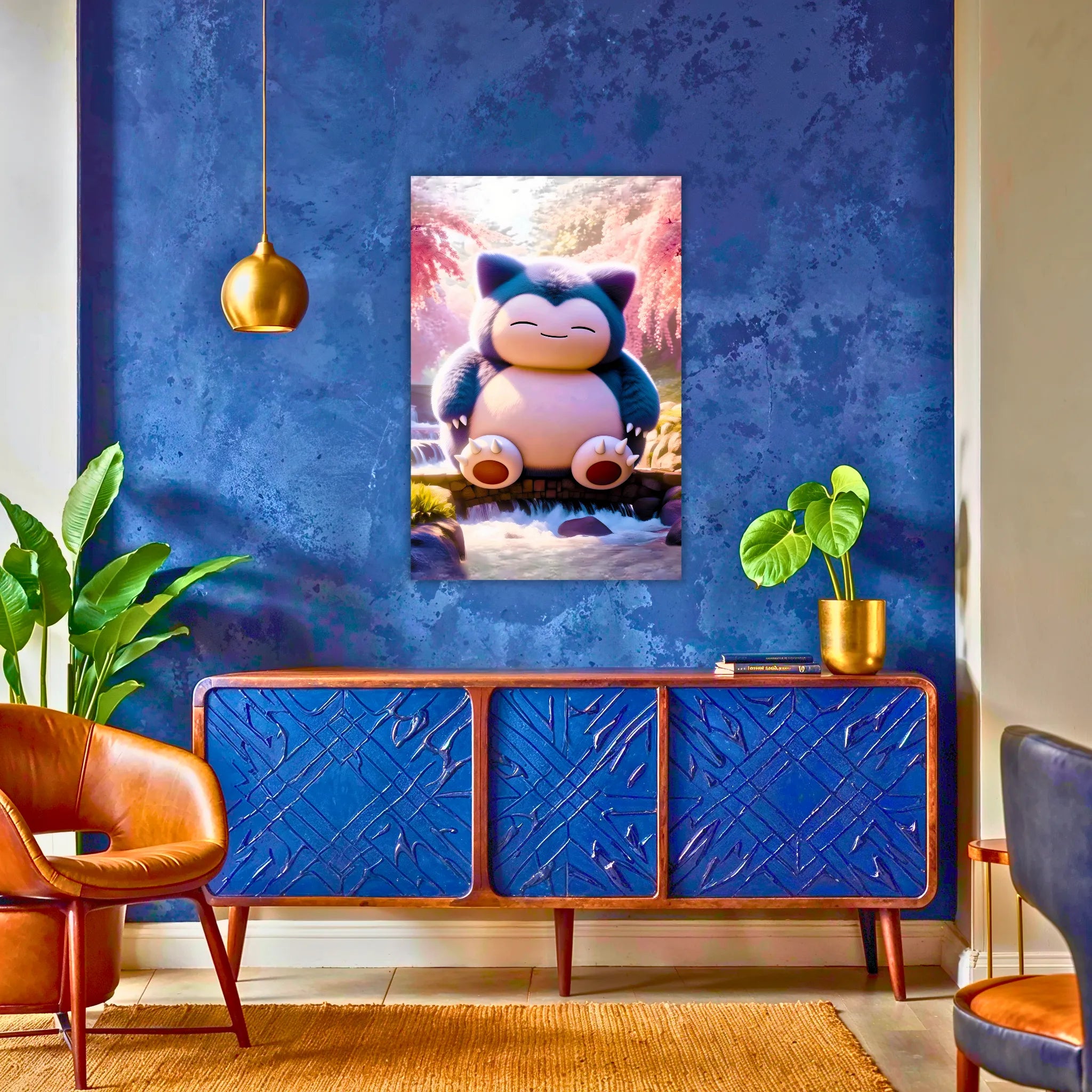 Tableau Pokémon Ronflex Réaliste
