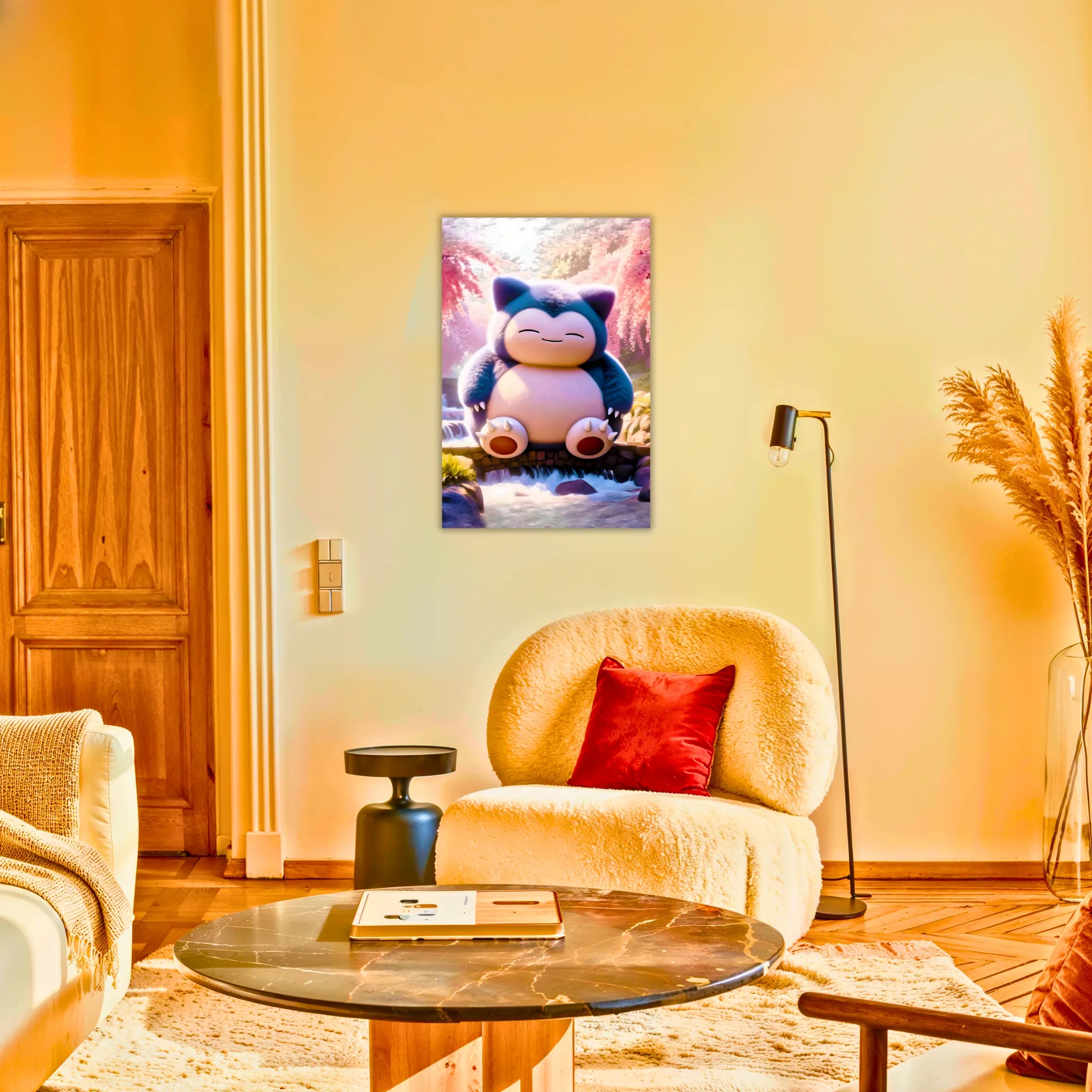 Tableau Pokémon Ronflex Réaliste