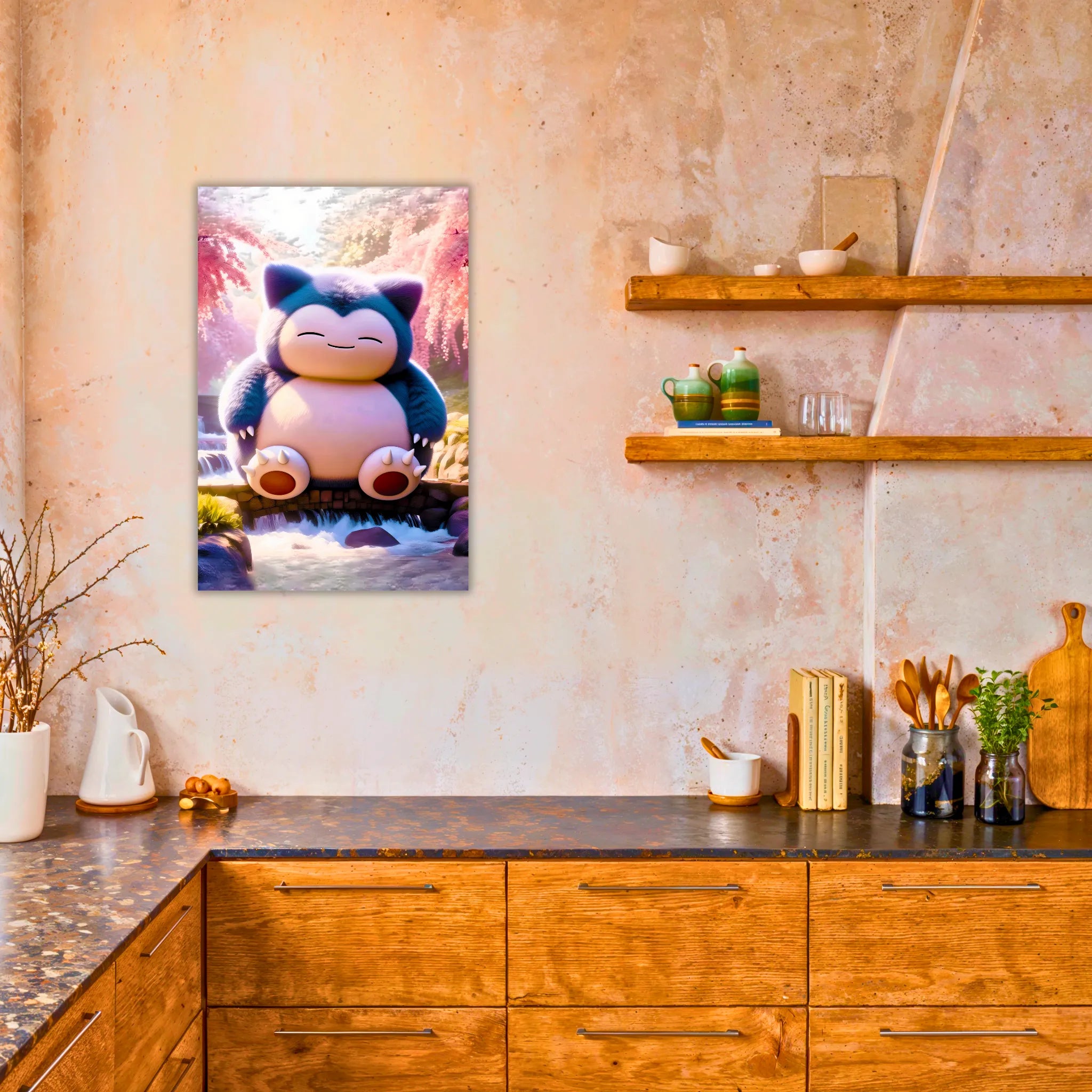 Tableau Pokémon Ronflex Réaliste