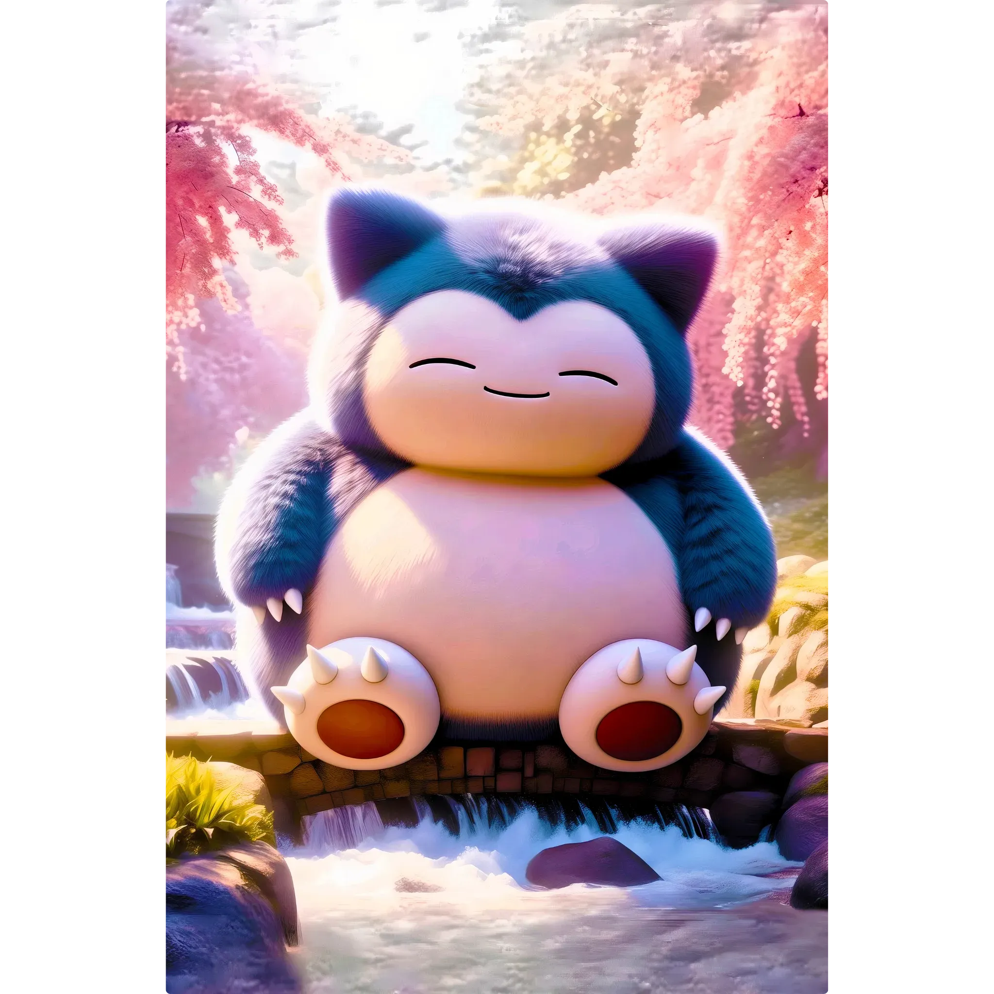Tableau Pokémon Ronflex Réaliste
