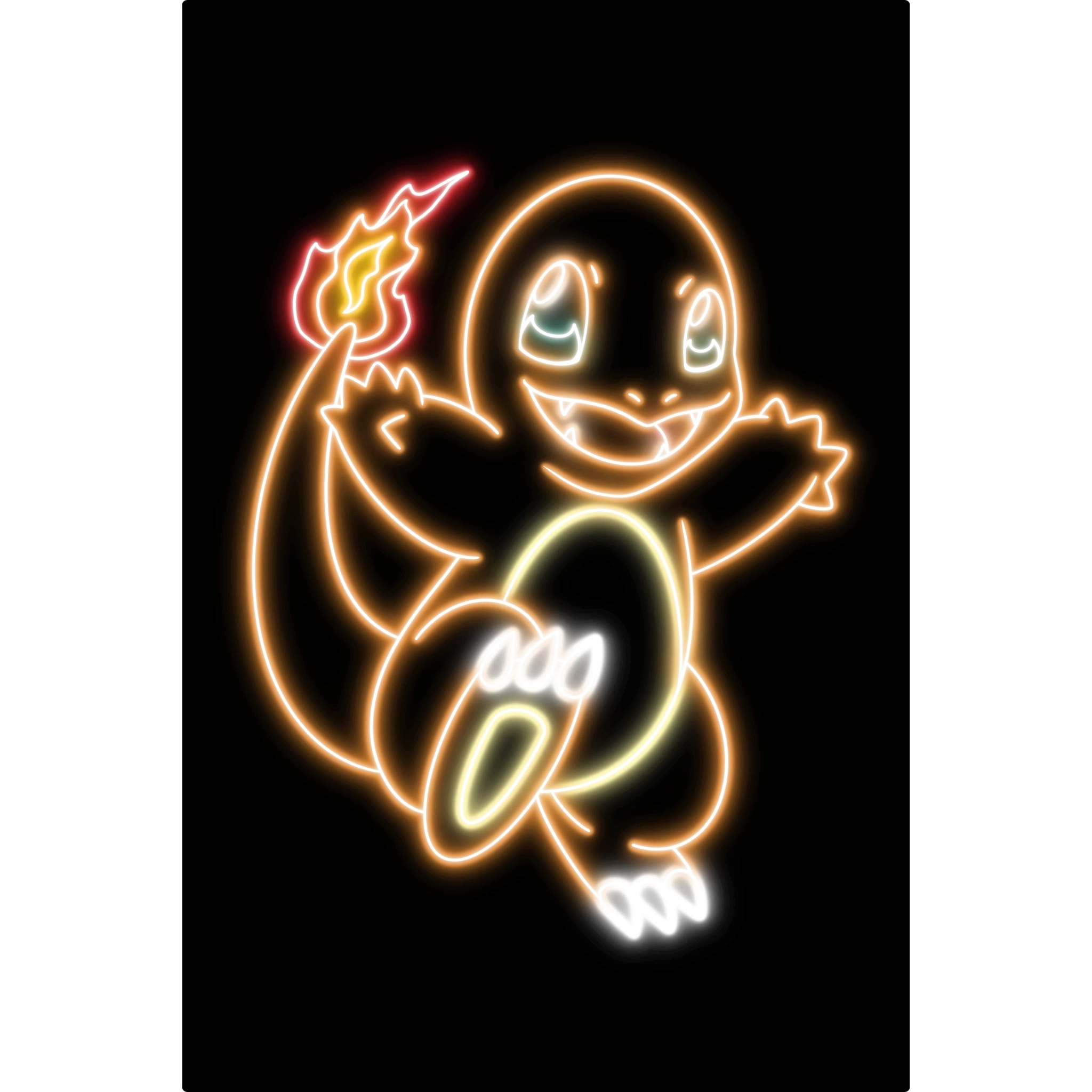 Tableau Pokémon Salamèche Néon