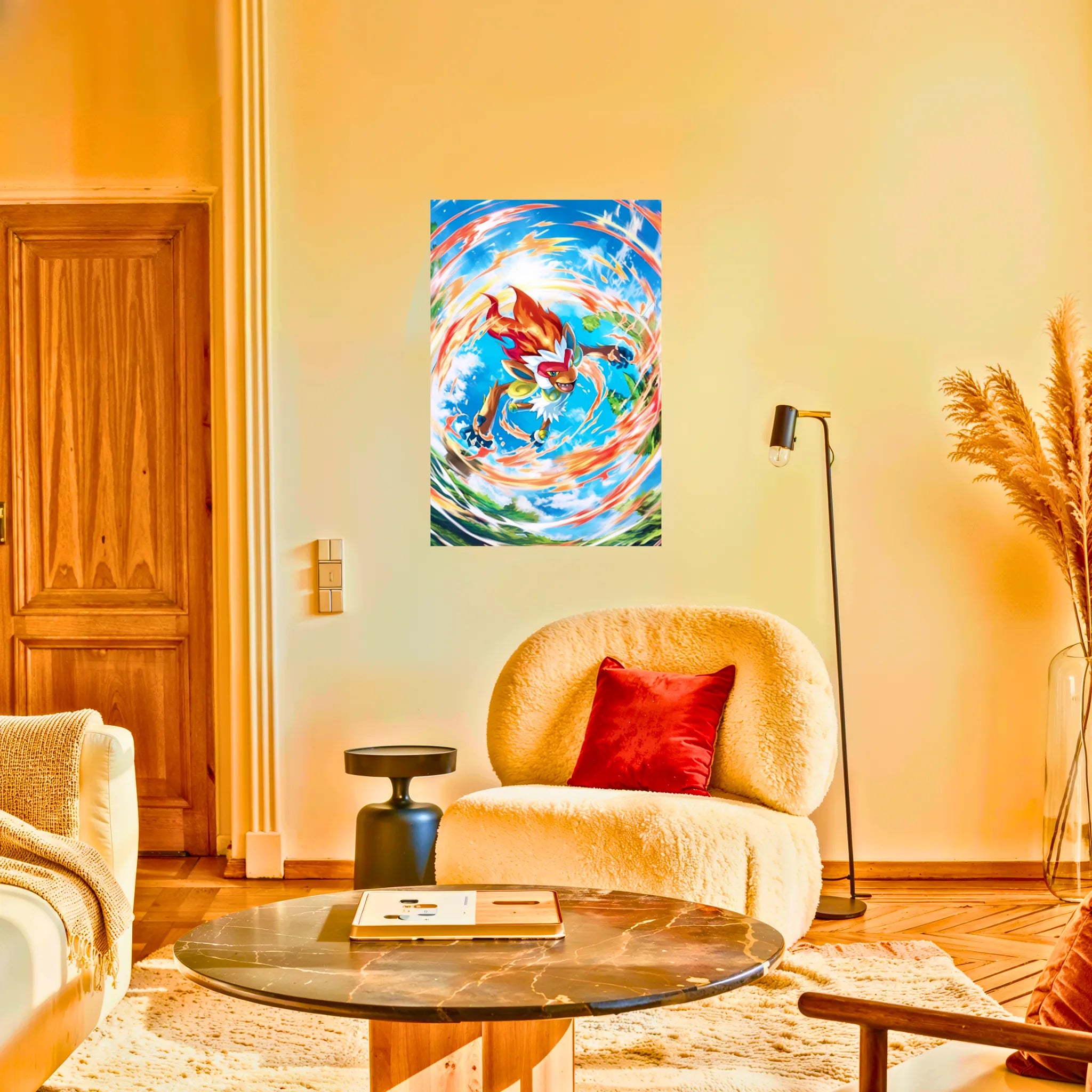 Tableau Pokémon Simiabraz Attaque