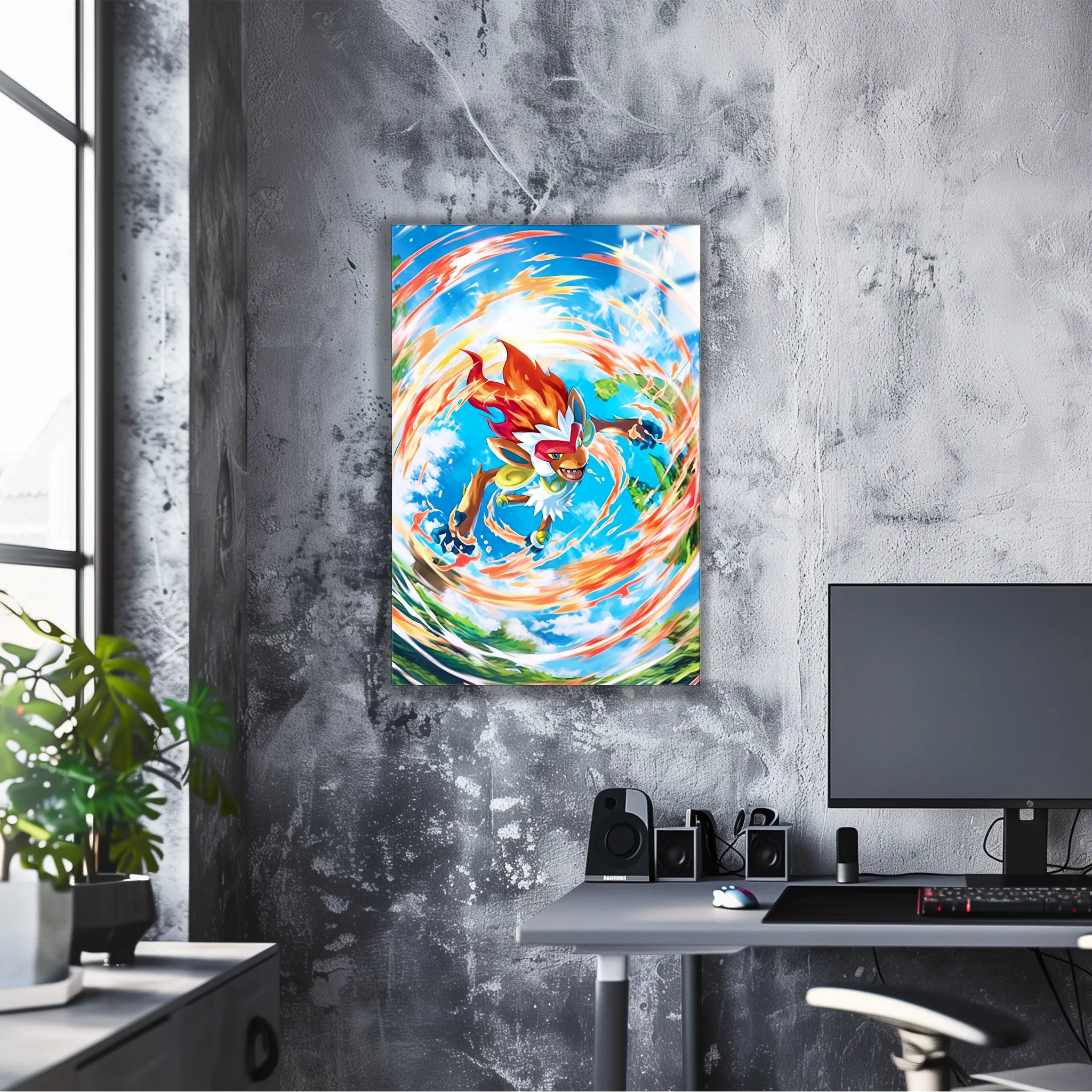 Tableau Pokémon Simiabraz Attaque