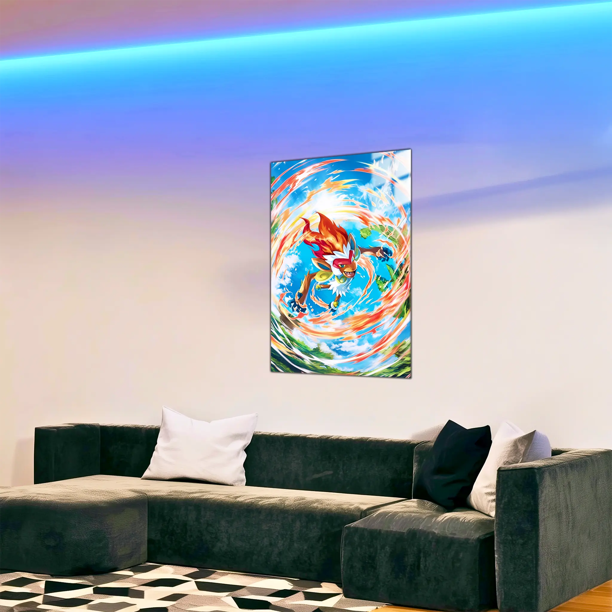 tableau-pokemon-simiabraz-attaque-dans-le-salon | DreamWay