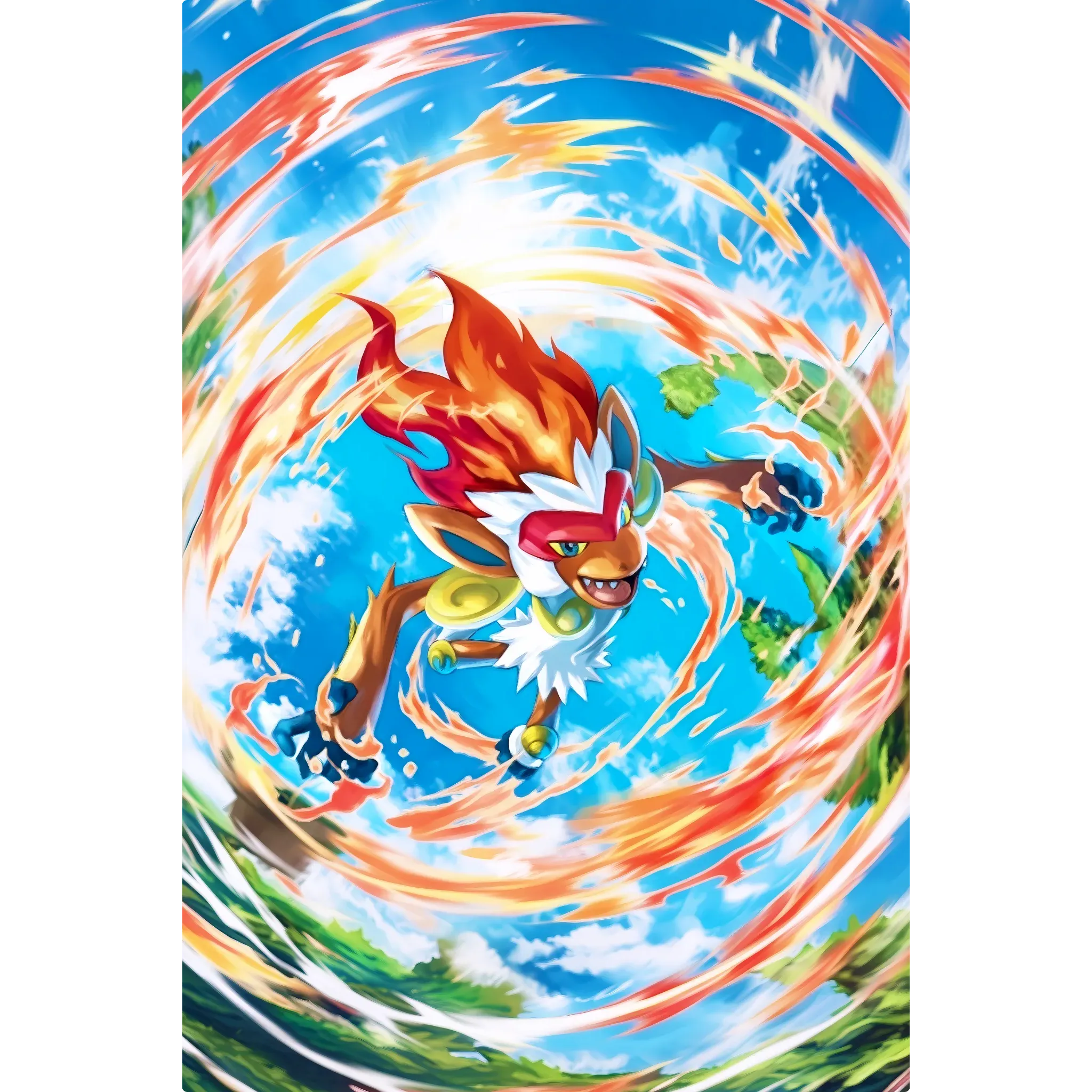 Tableau Pokémon Simiabraz Attaque
