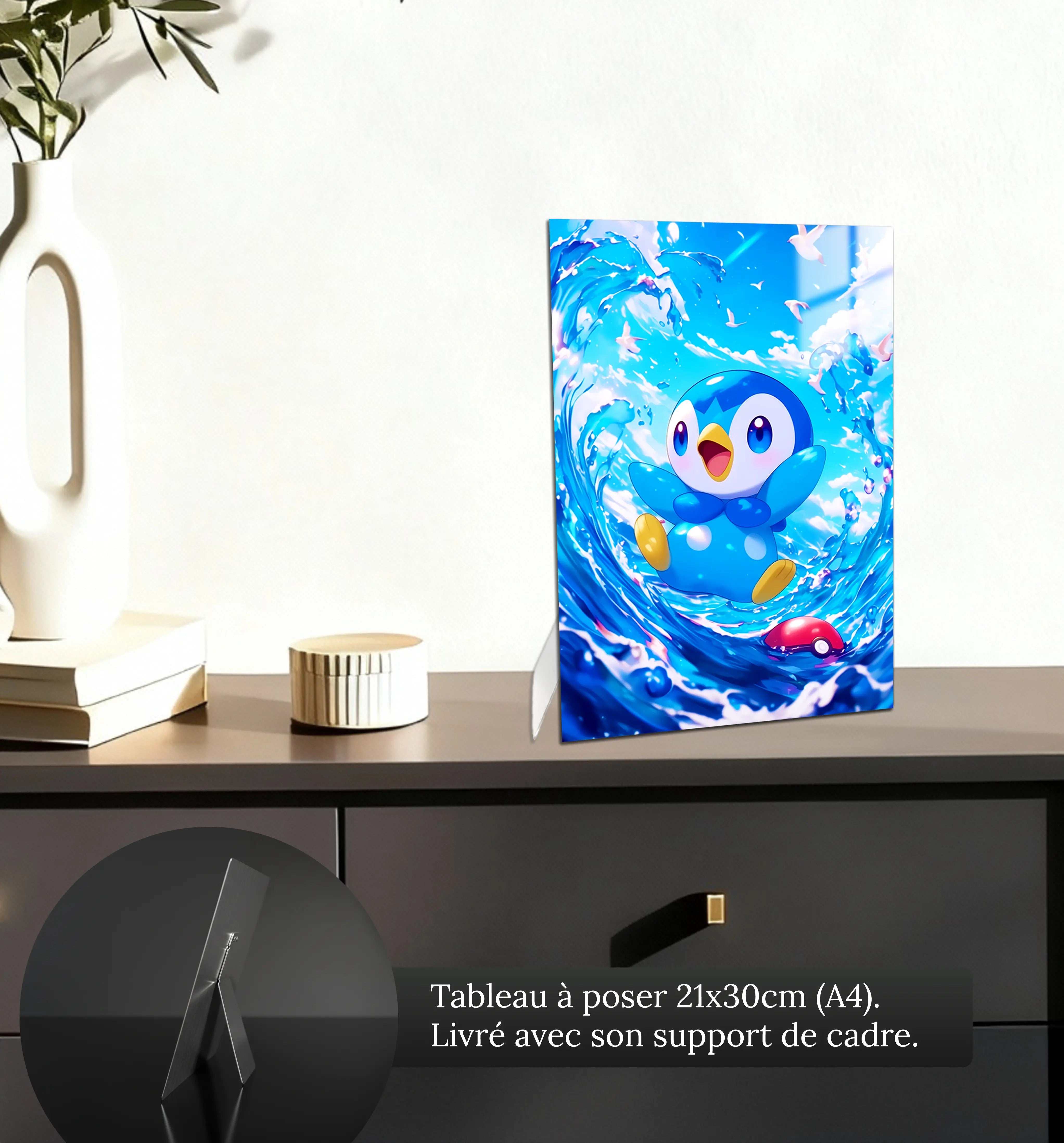 tableau-pokemon-tiplouf-dans-l-eau-petit-format-a-poser-sur-meuble | DreamWay