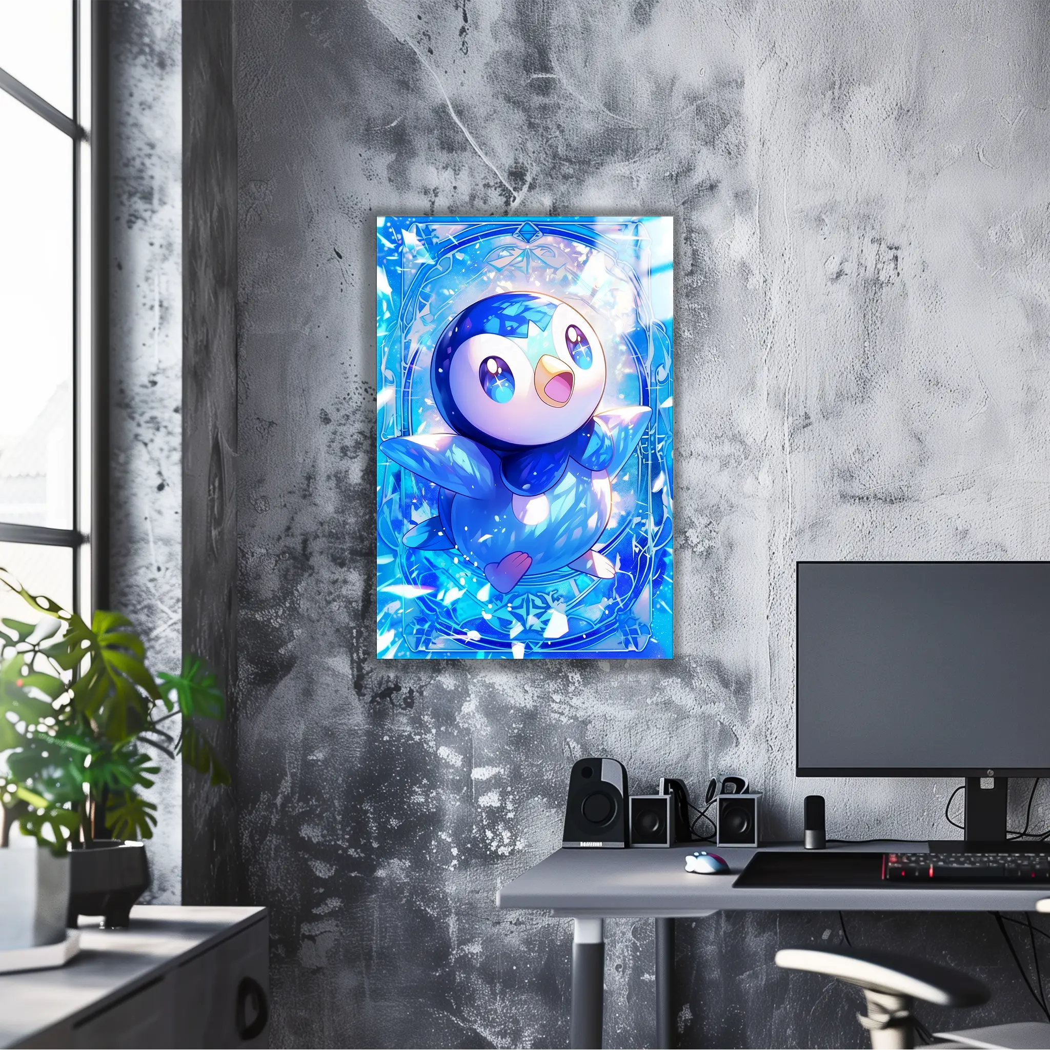 Tableau Pokémon Tiplouf Style Carte