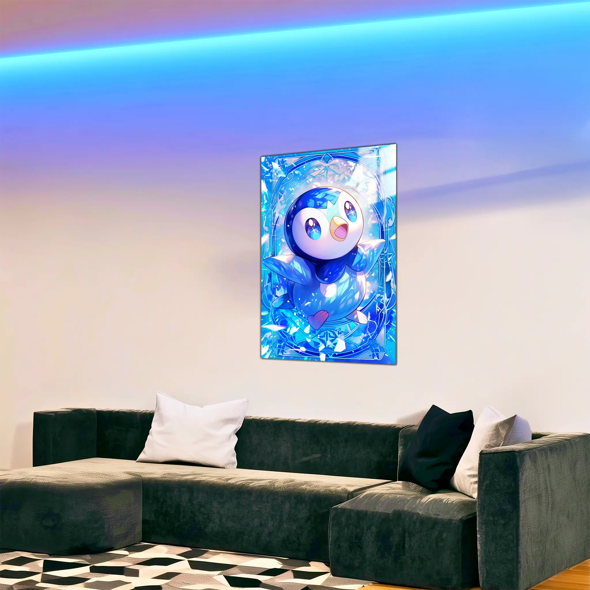 tableau-pokemon-tiplouf-style-carte-dans-le-salon | DreamWay