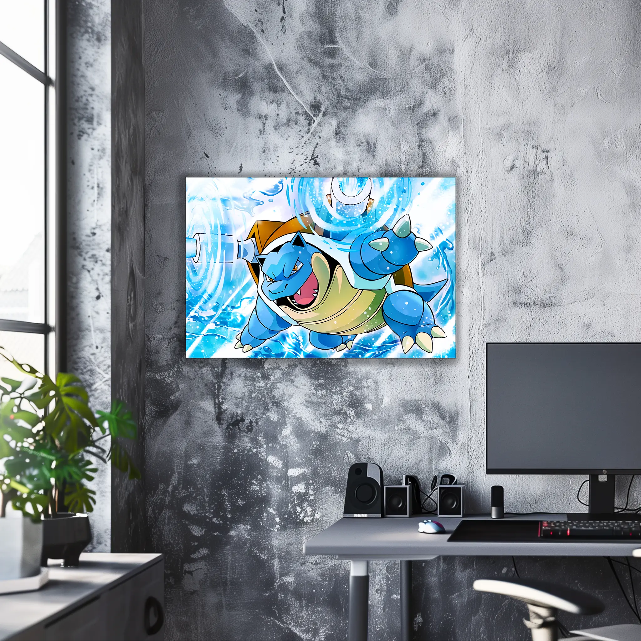 Tableau Pokémon Tortank Attaque