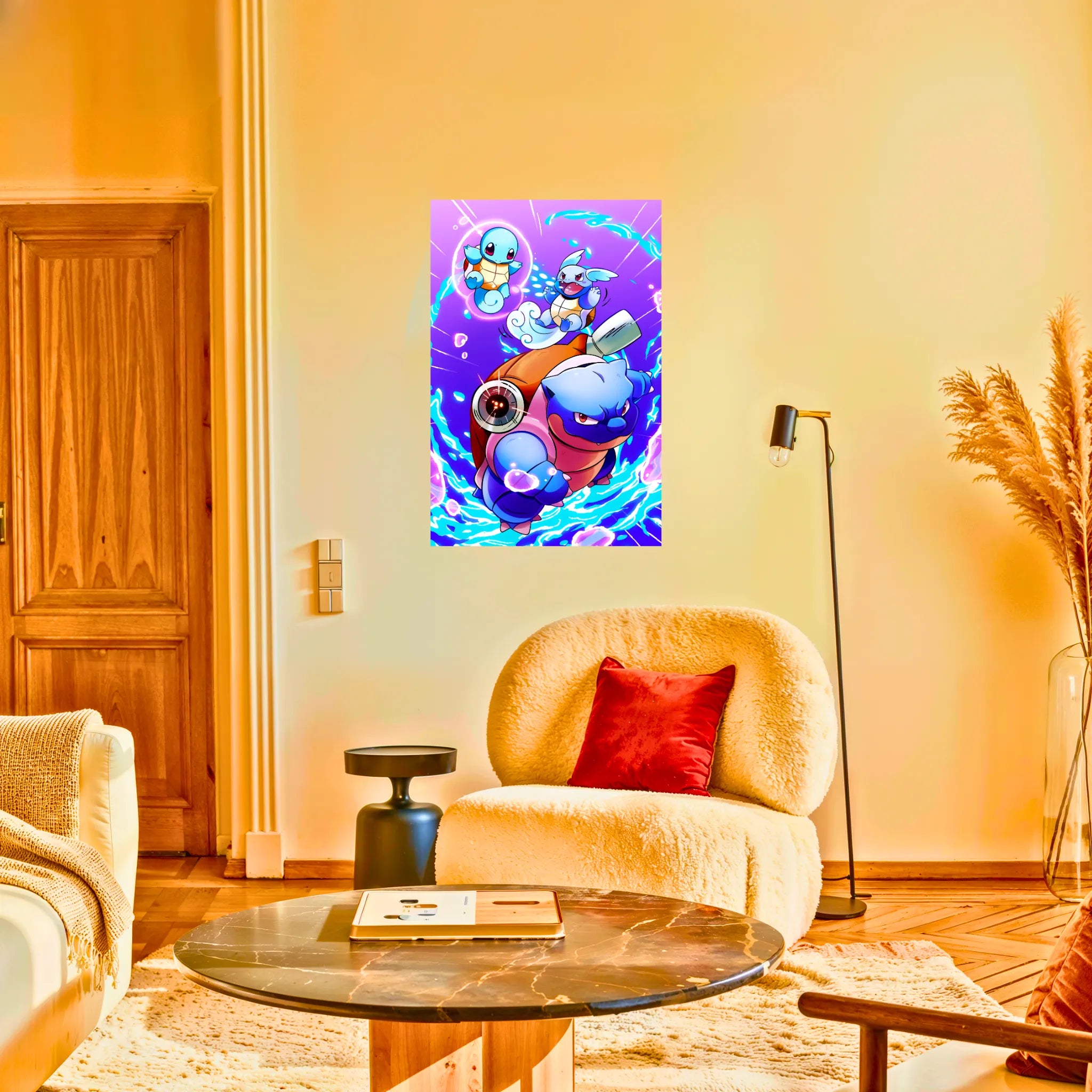 Tableau Pokémon Tortank Carapuce Et Carapaffe