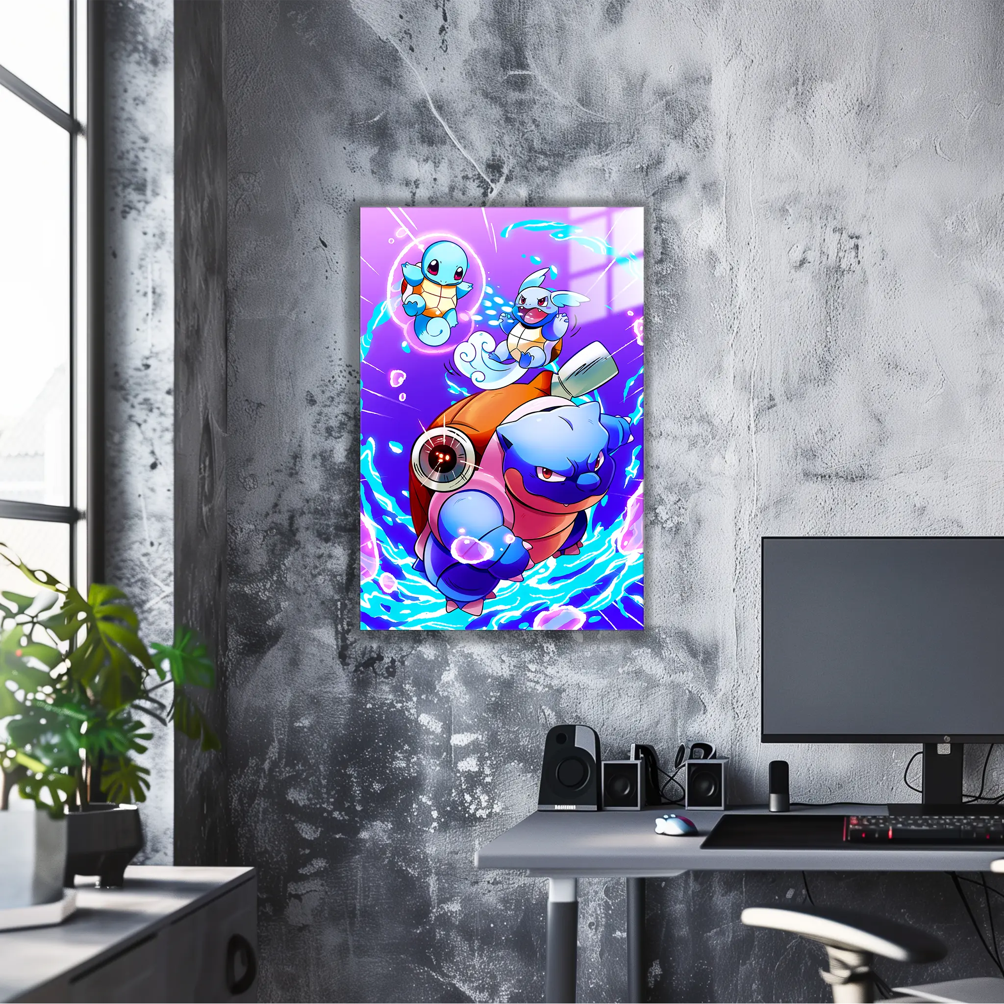 Tableau Pokémon Tortank Carapuce Et Carabaffe