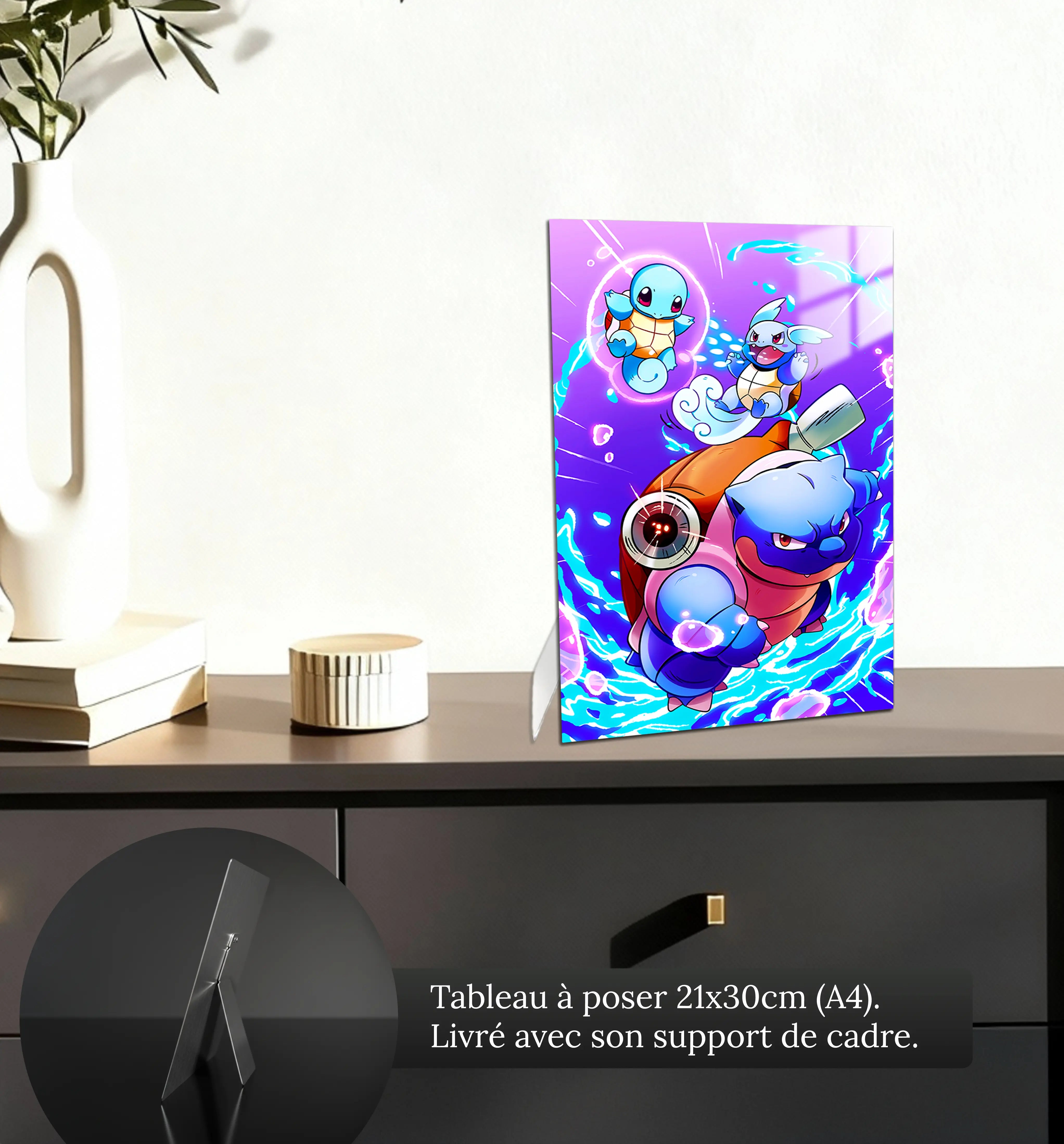 tableau-pokemon-tortank-carapuce-carabaffe-petit-format-a-poser-sur-meuble | DreamWay