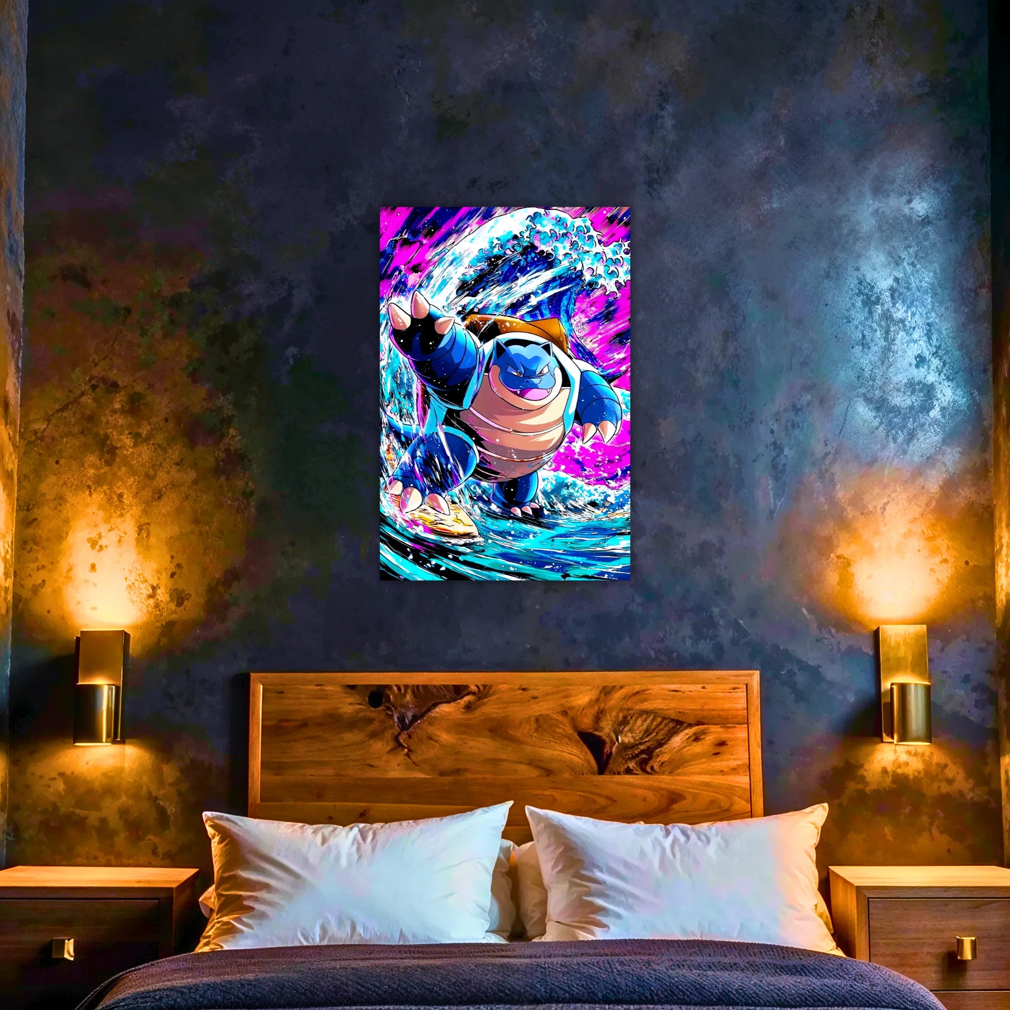Tableau Pokémon Tortank Coloré