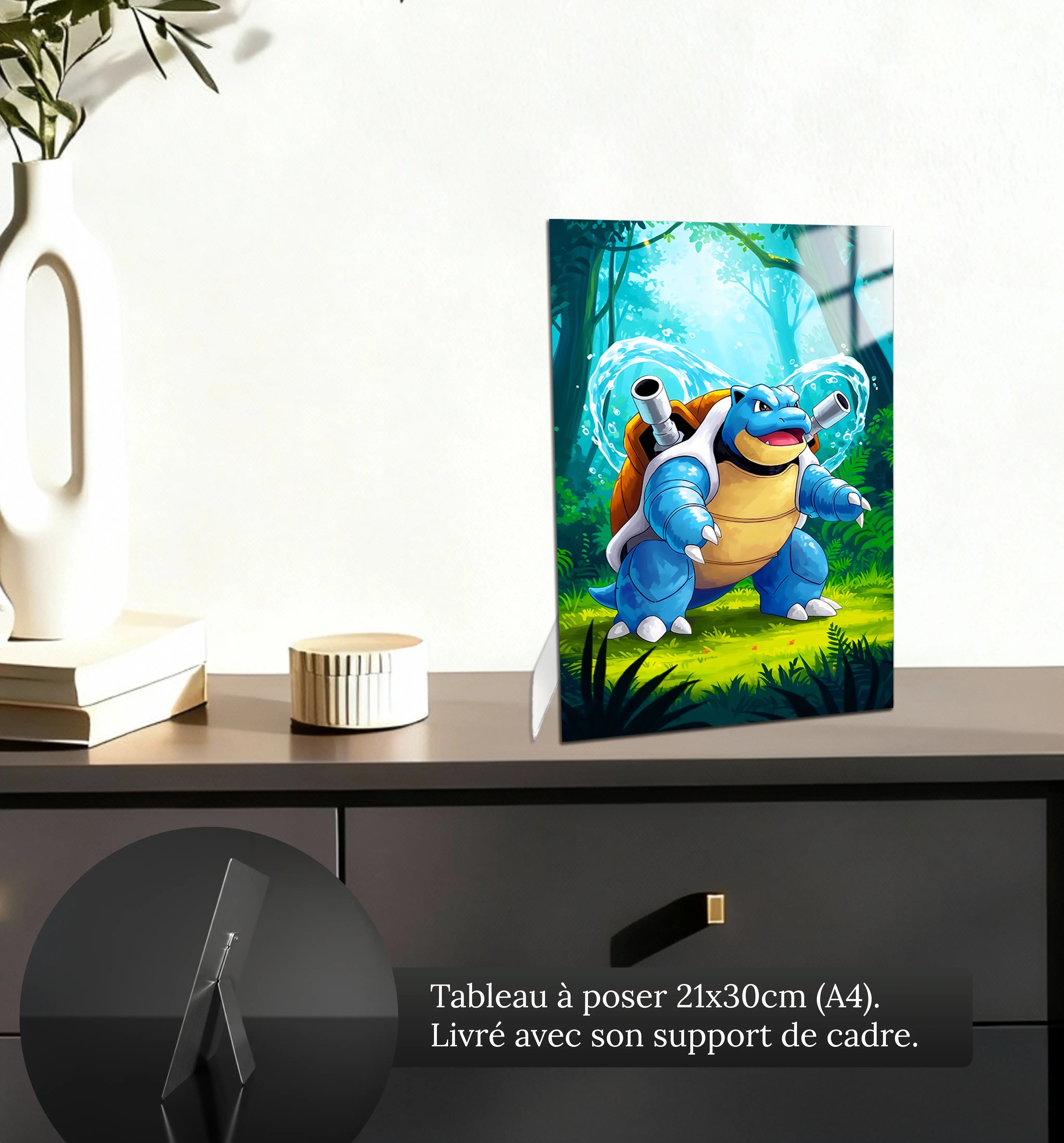 tableau-pokemon-tortank-nature-petit-format-a-poser-sur-meuble | DreamWay