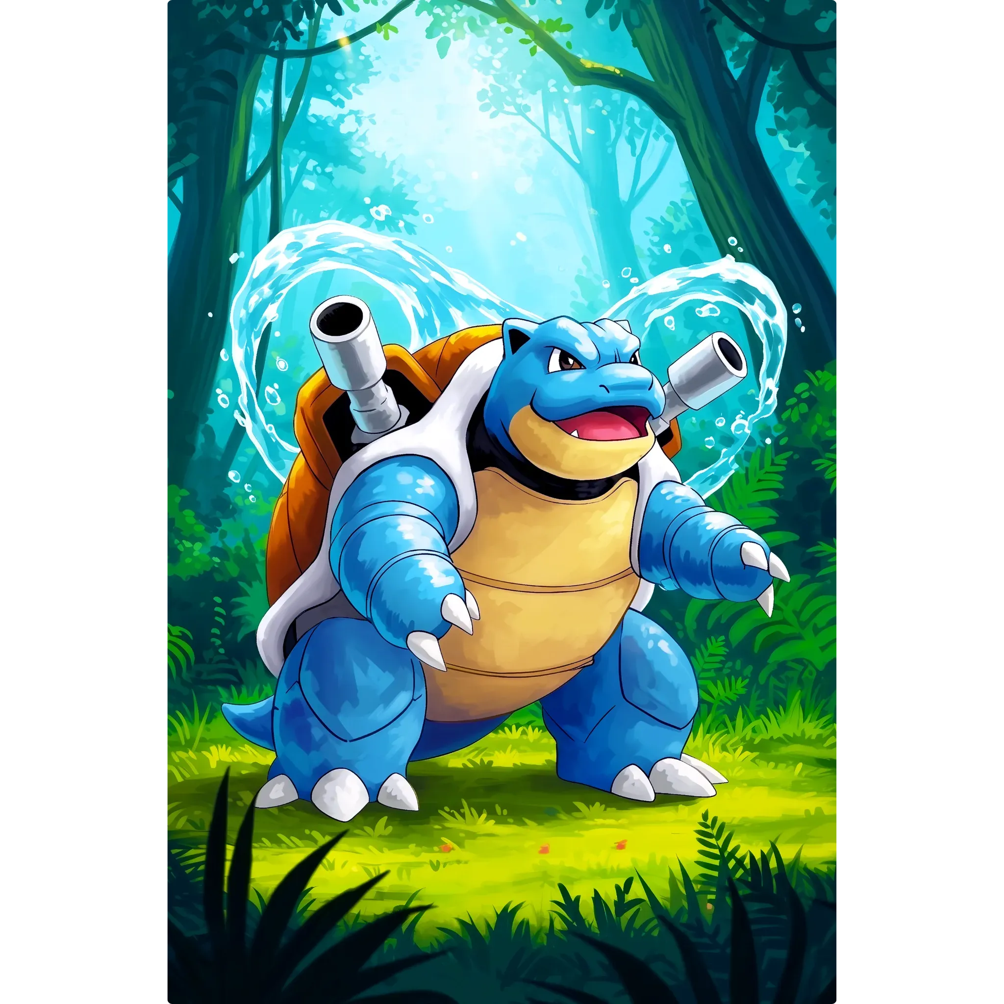 Tableau Pokémon Tortank Nature