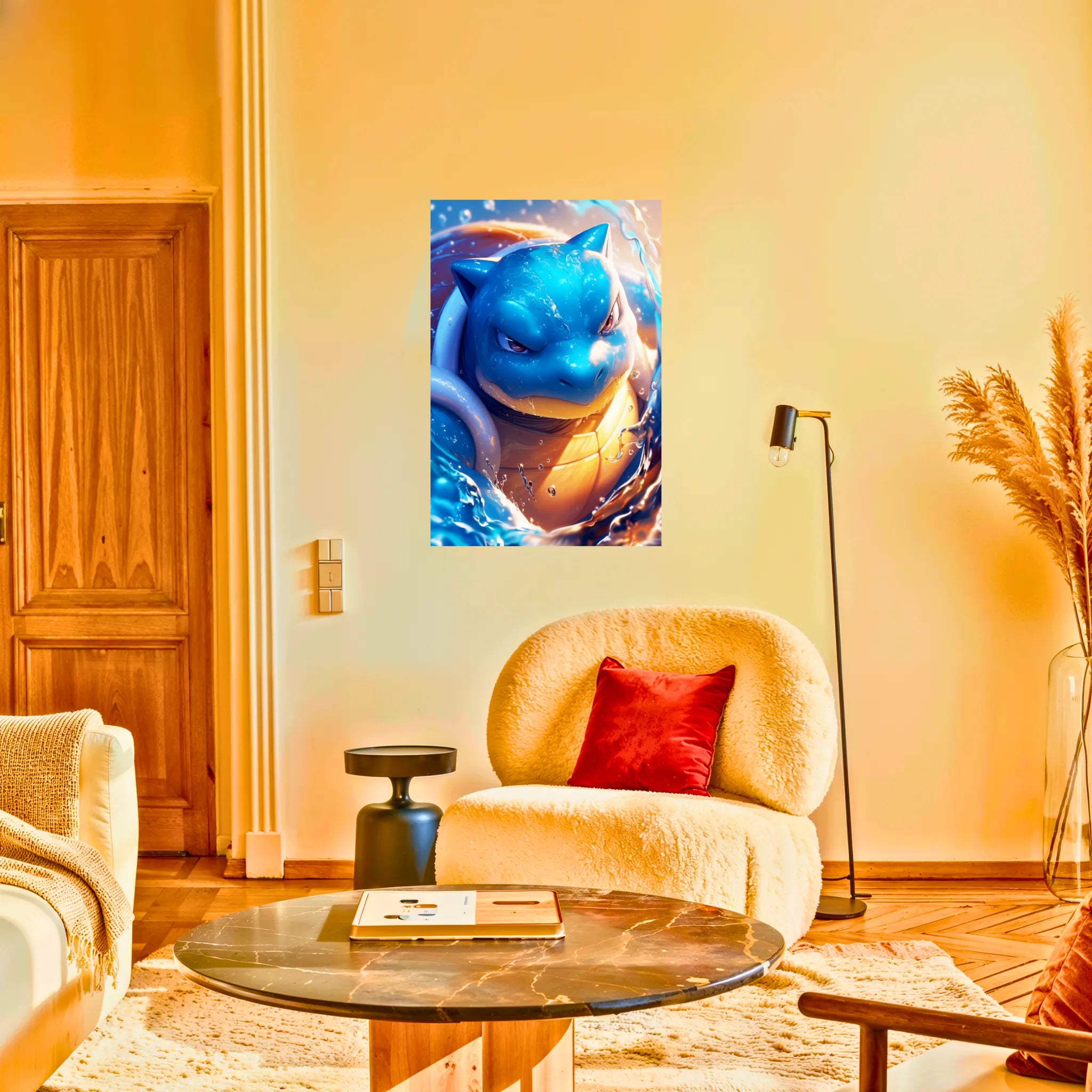Tableau Pokémon Tortank Réaliste