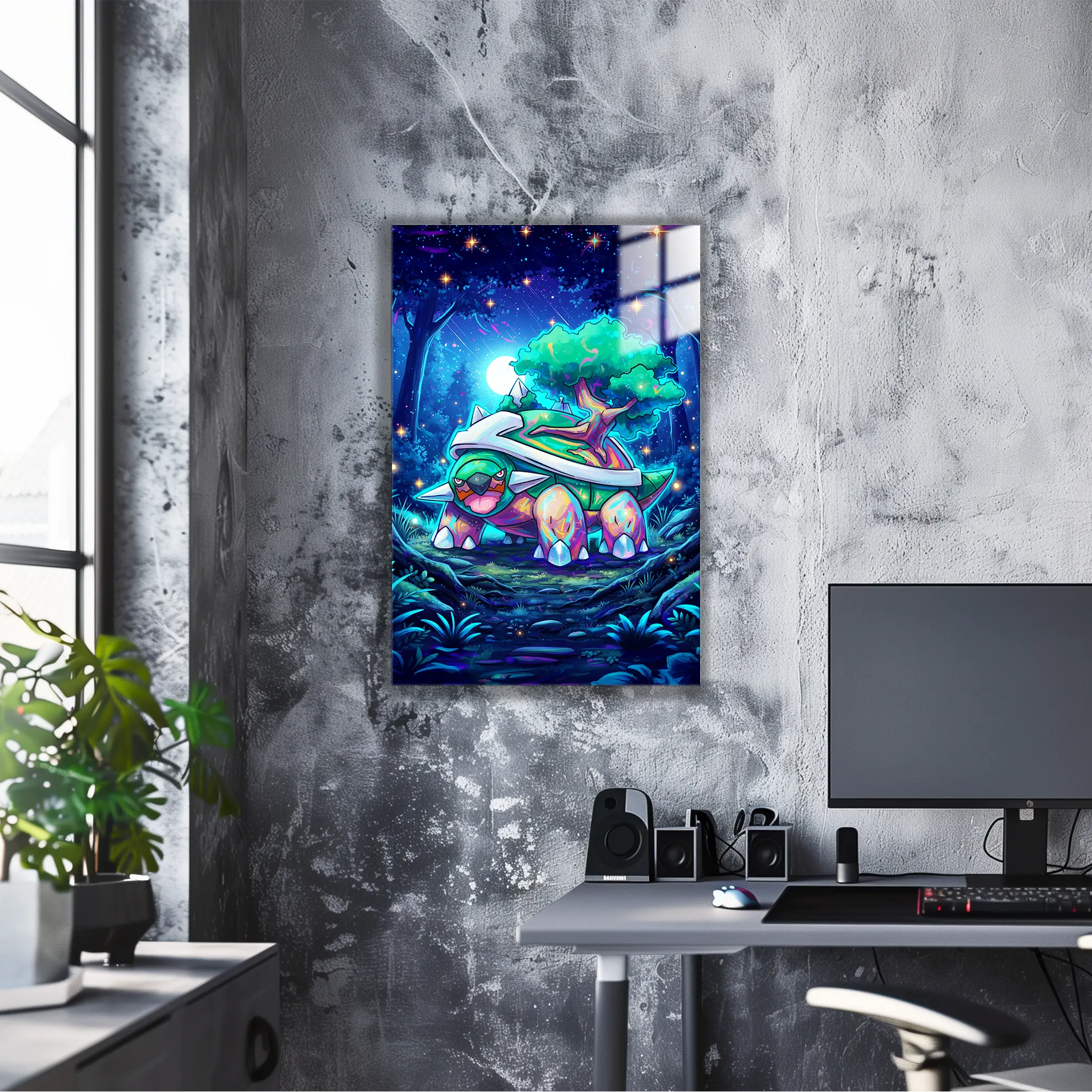 Tableau Pokémon Torterra Coloré