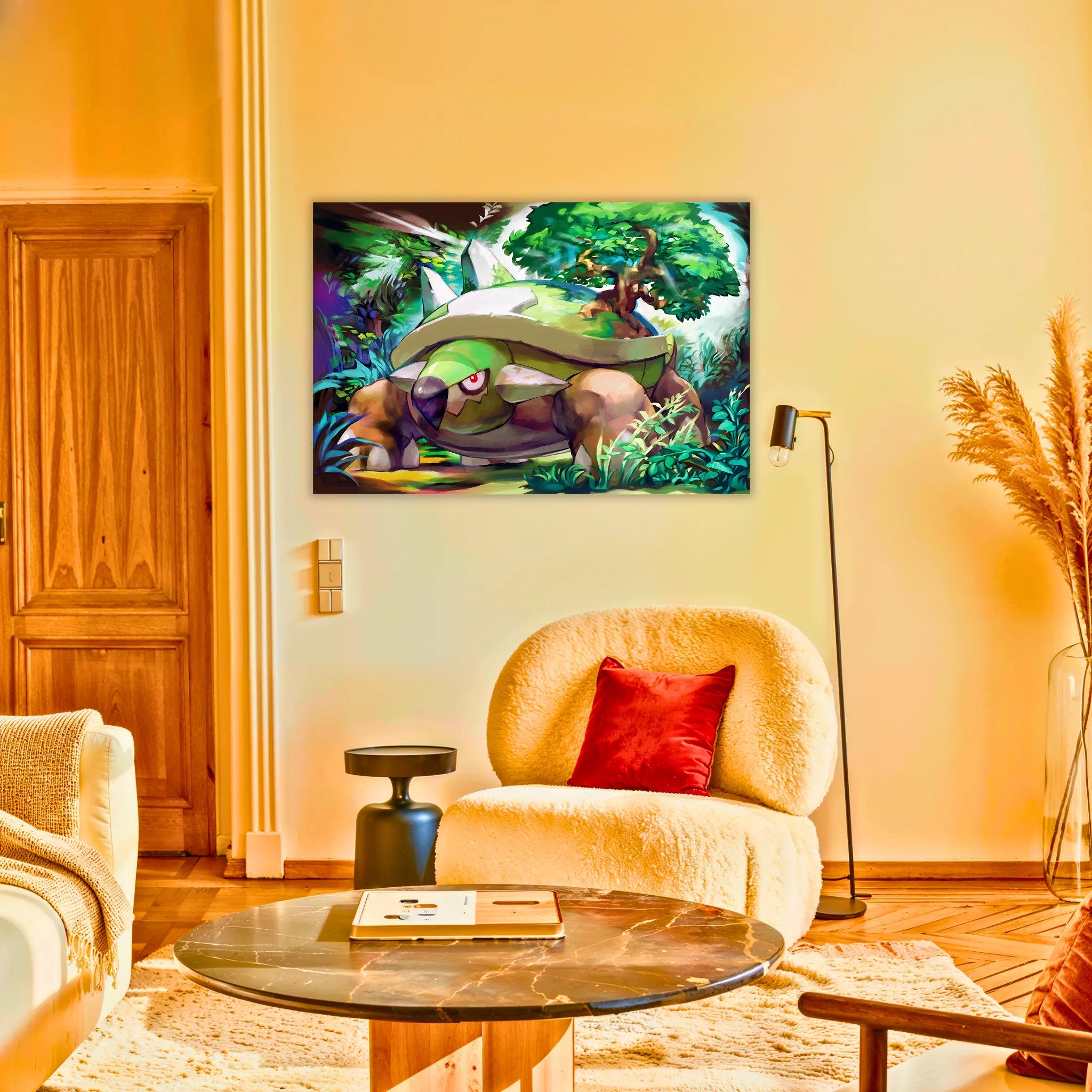 Tableau Pokémon Torterra Paysage