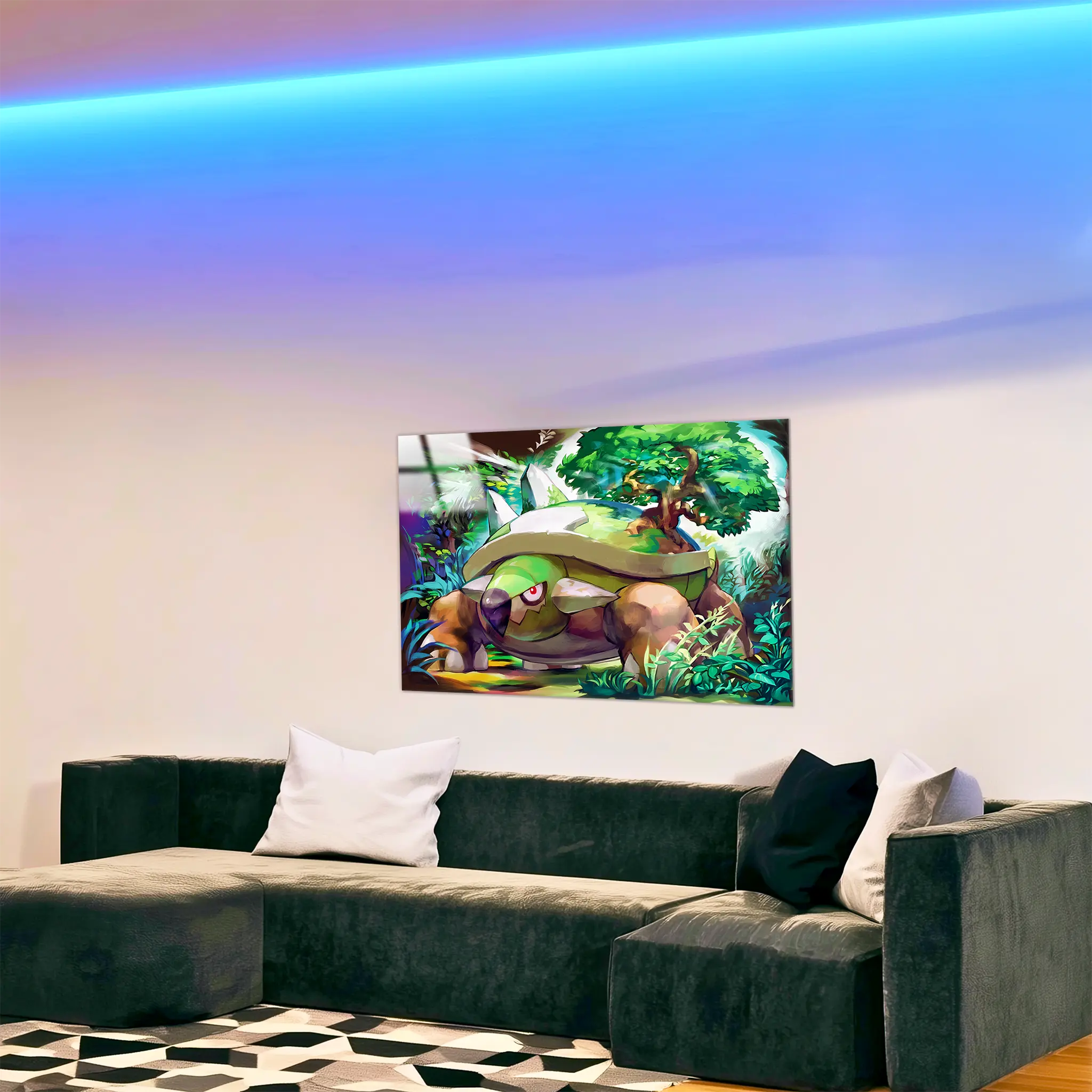 tableau-pokemon-torterra-paysage-dans-le-salon | DreamWay