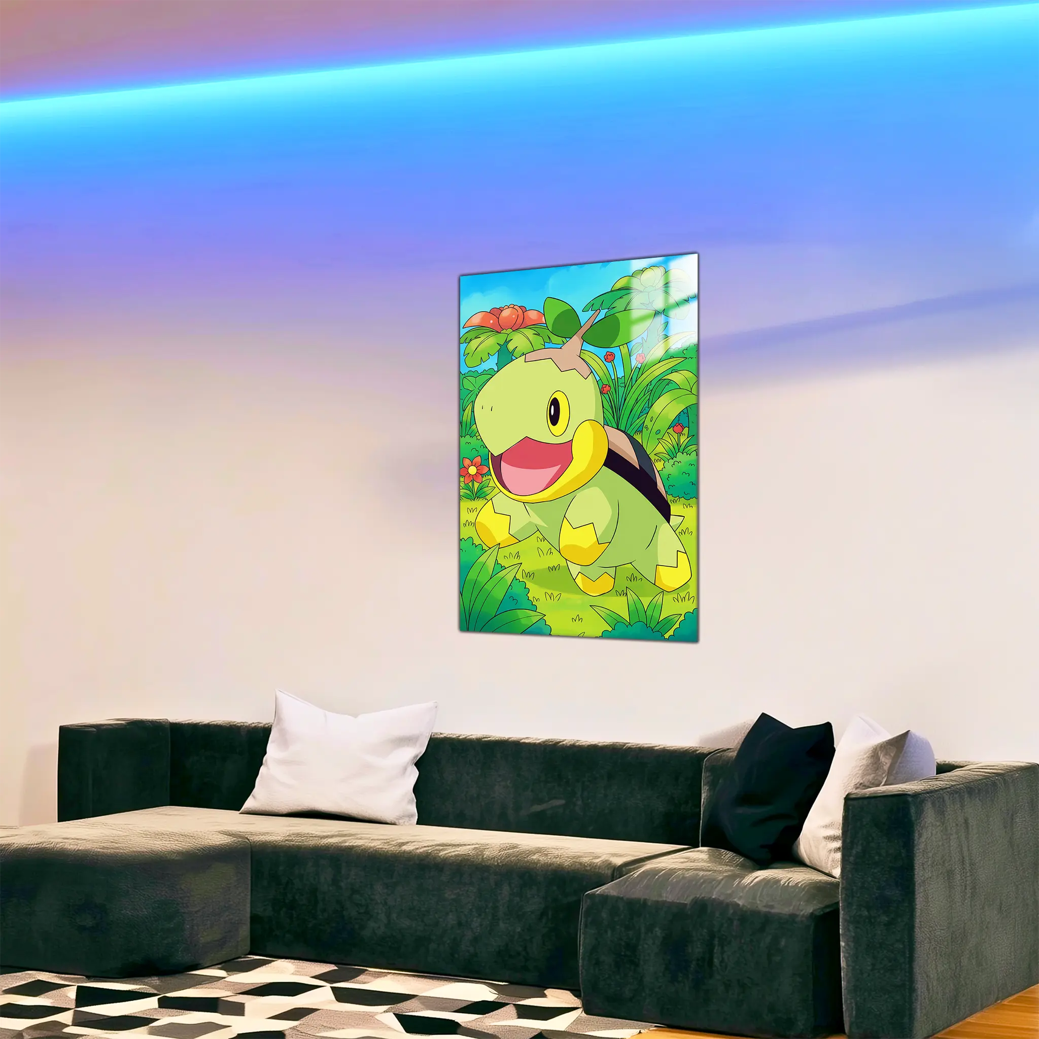 tableau-pokemon-tortipouss-dans-le-salon | DreamWay