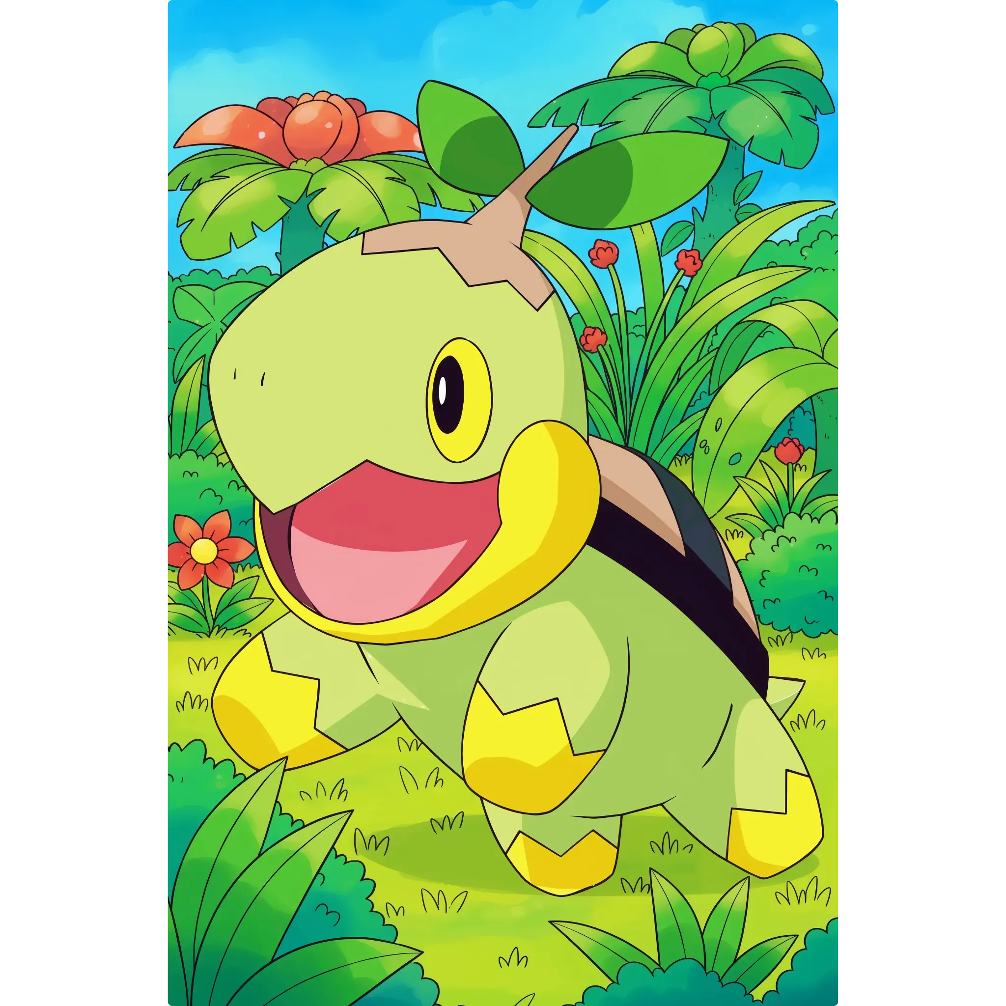 Tableau Pokémon Tortipouss