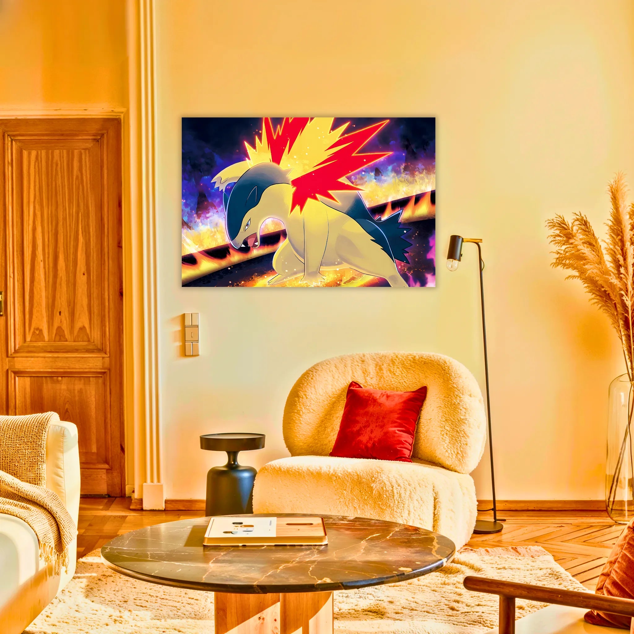 Tableau Pokémon Typhlosion Attaque