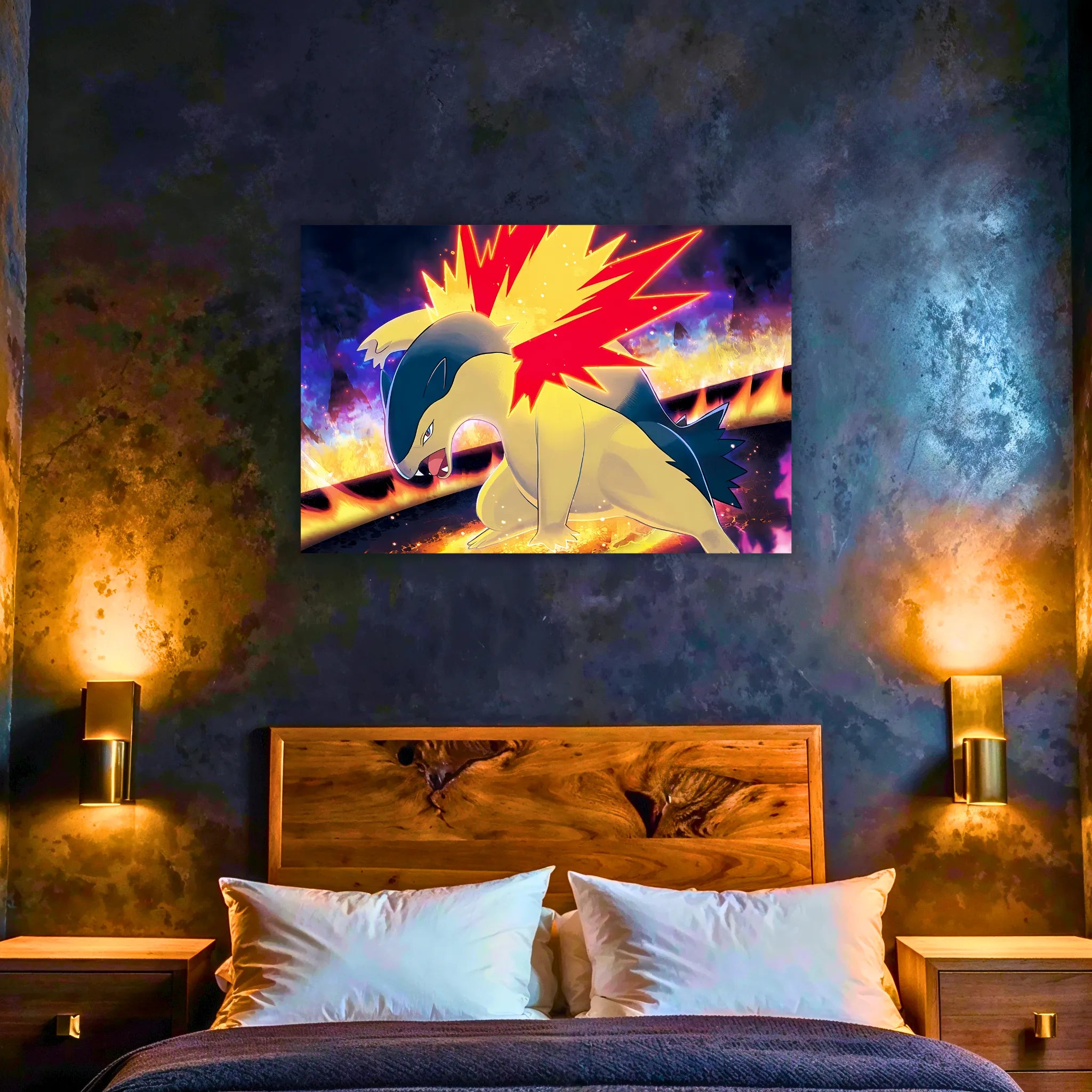Tableau Pokémon Typhlosion Attaque