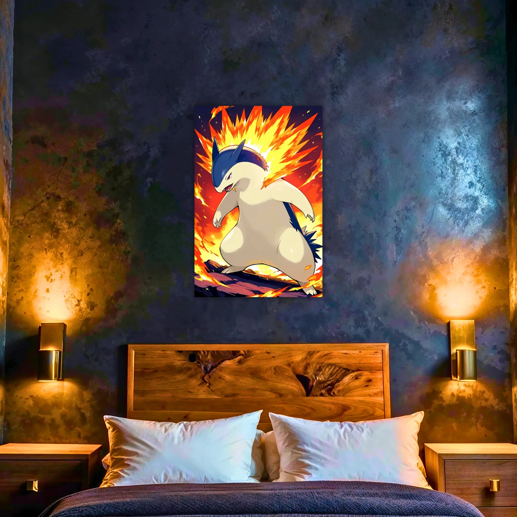Tableau Pokémon Typhlosion Enflammé
