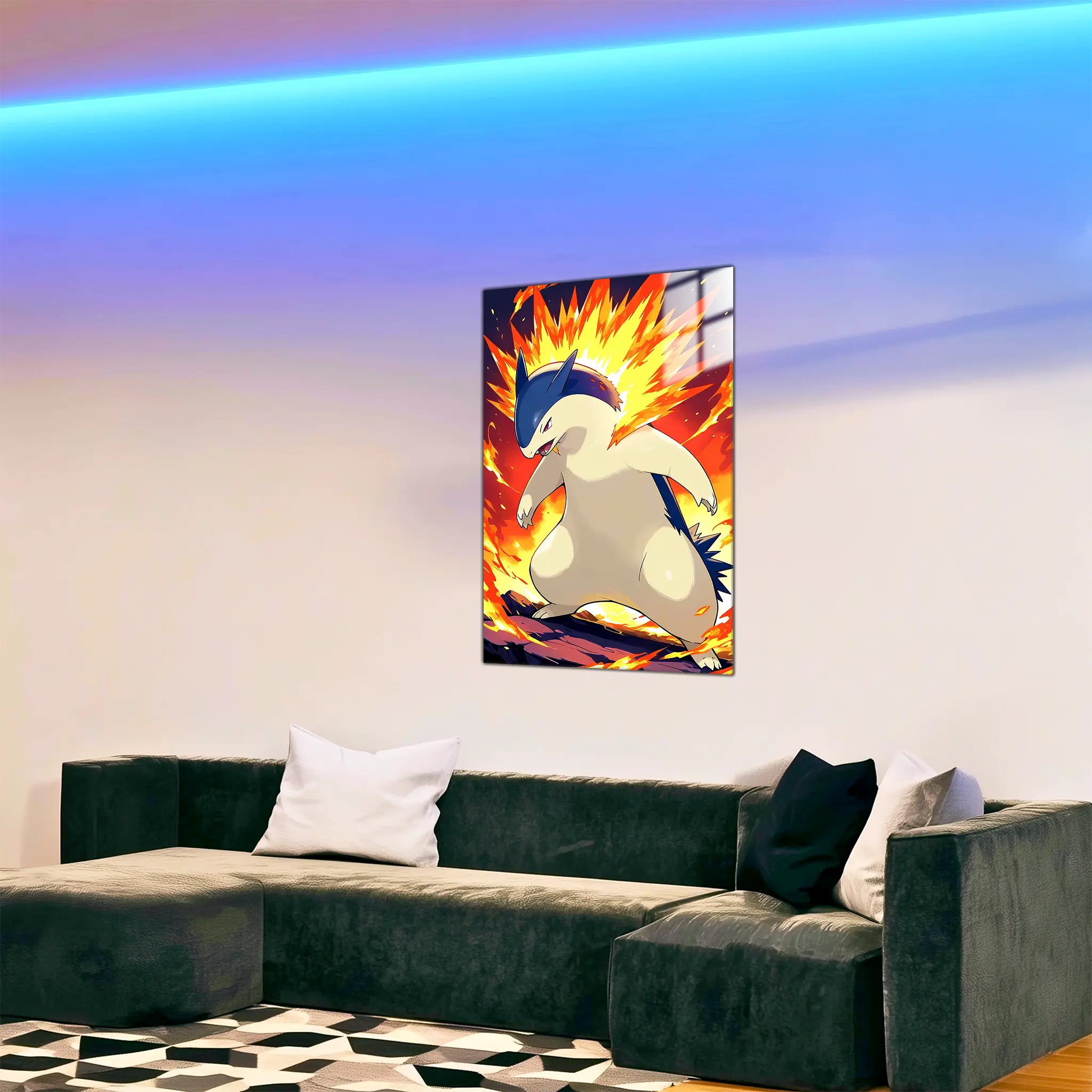 tableau-pokemon-typhlosion-enflamme-dans-le-salon | DreamWay