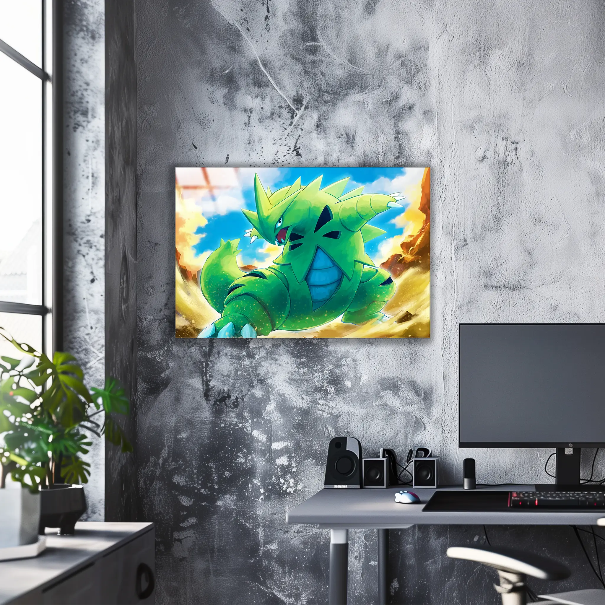 tableau-pokemon-tyranocif-attaque-dans-le-bureau | DreamWay