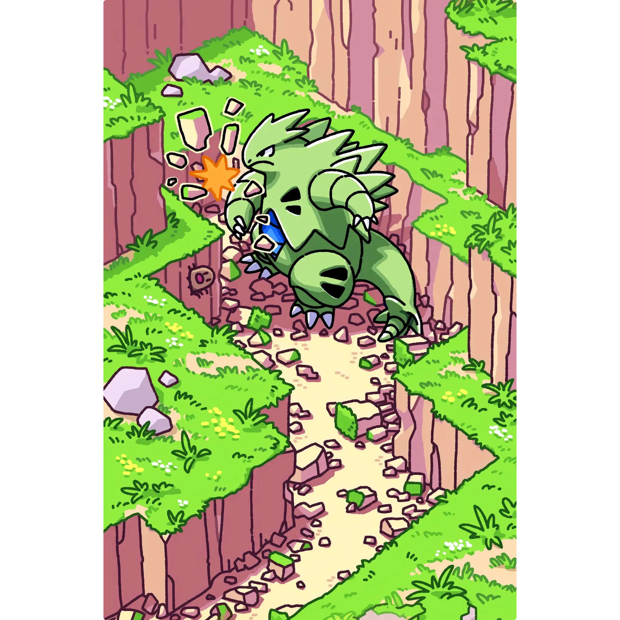 Tableau Pokémon Tyranocif