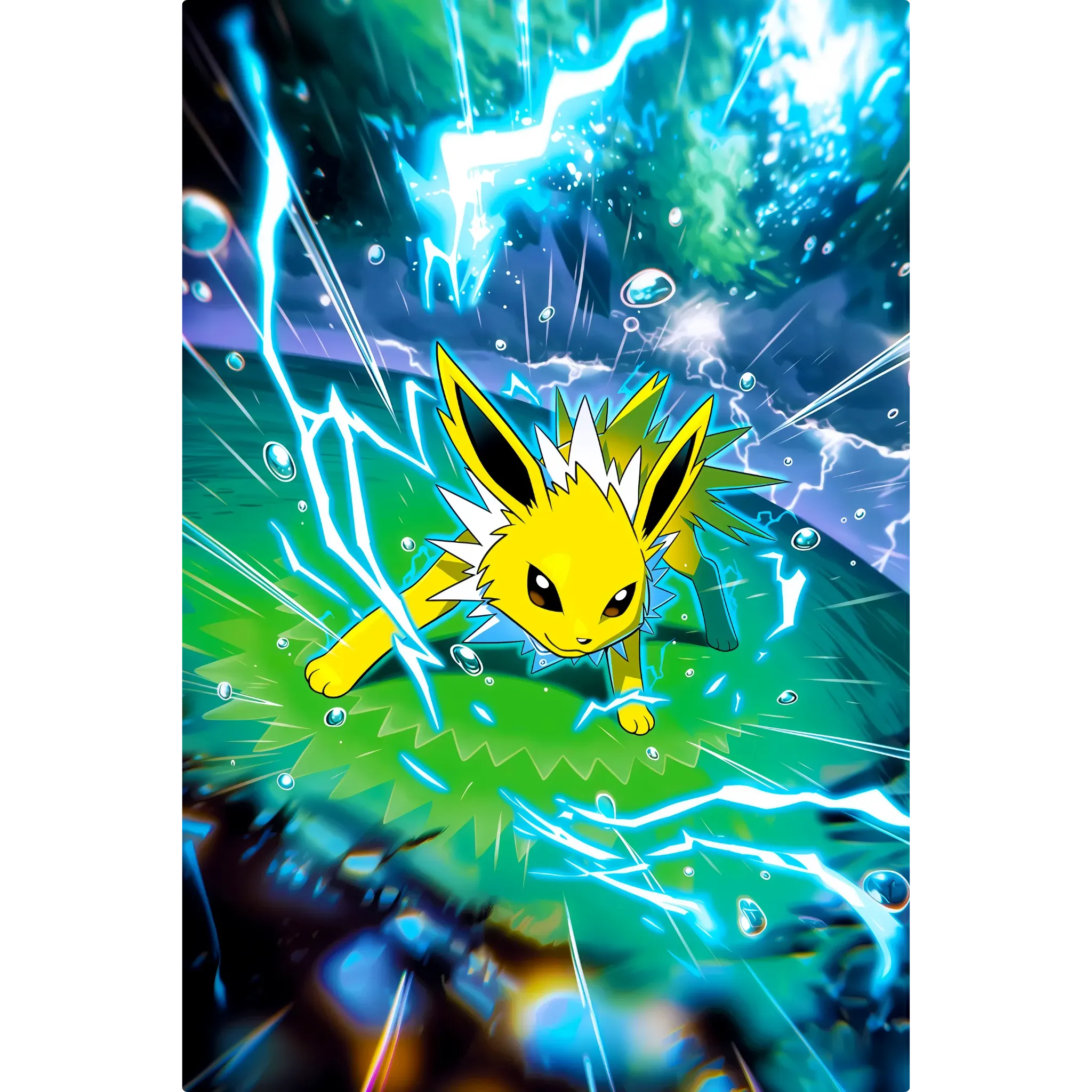 Tableau Pokémon Voltali Attaque