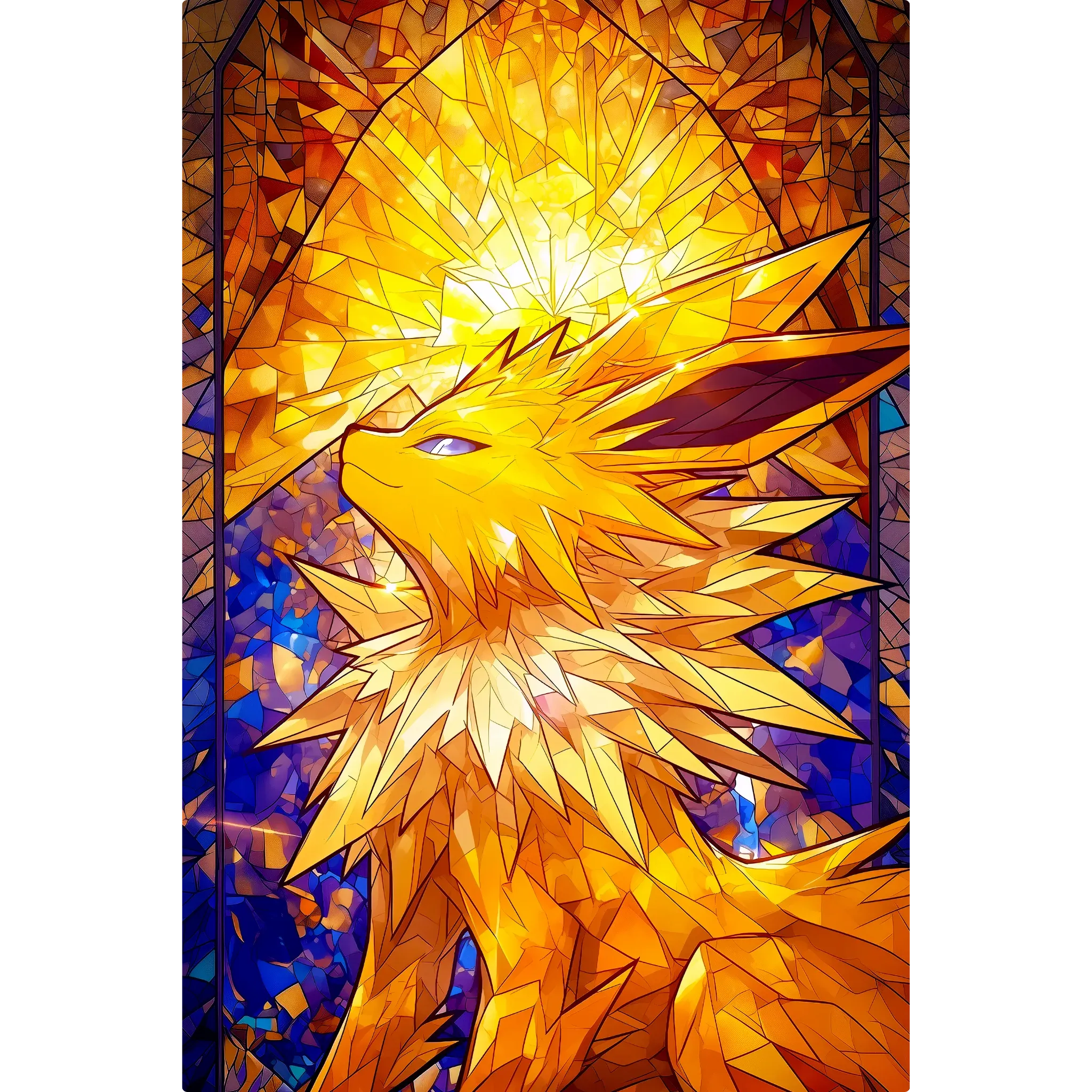Tableau Pokémon Voltali Vitrail