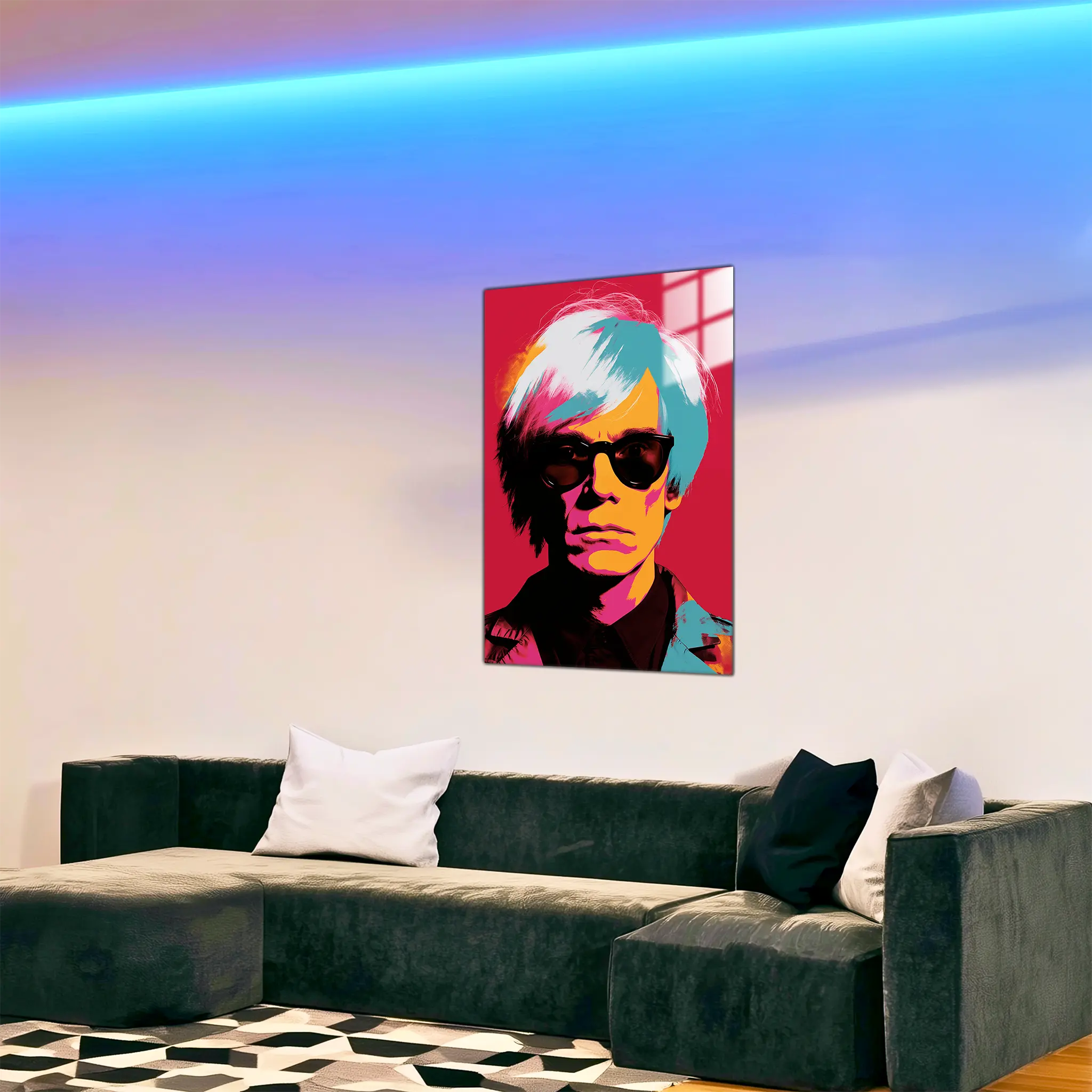 tableau-pop-art-andy-warhol-dans-le-salon | DreamWay