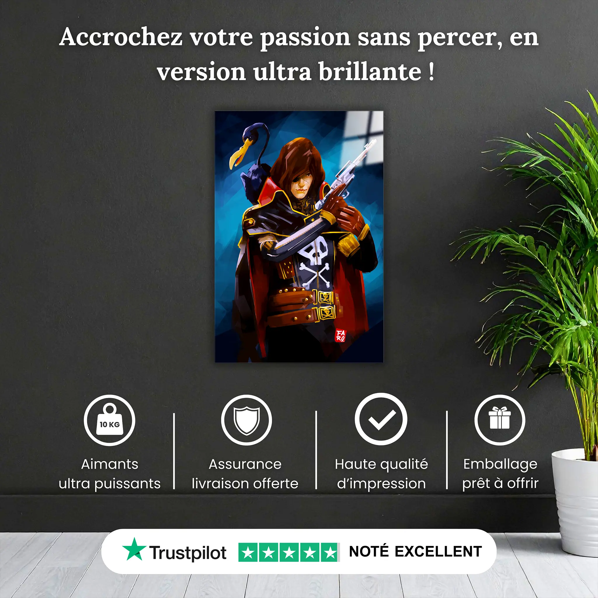 Tableau Portrait Albator