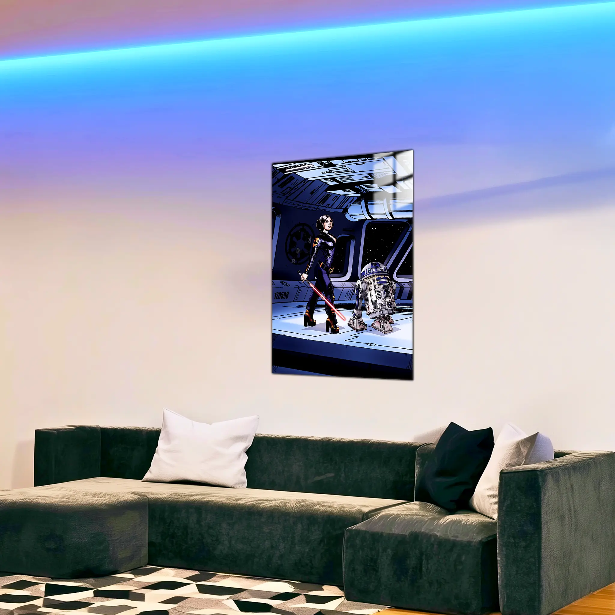 tableau-princesse-leia-dans-le-salon | DreamWay