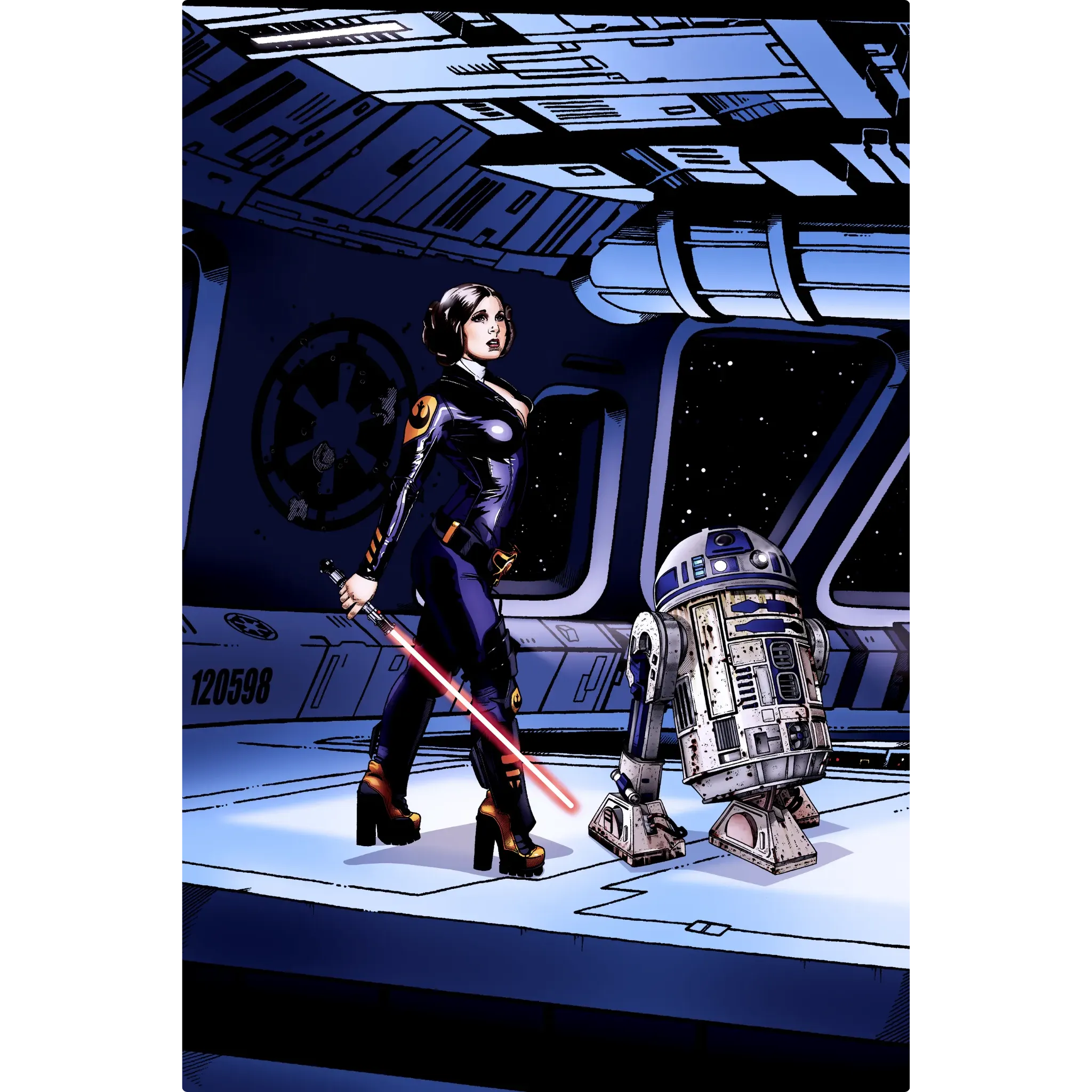 Tableau Princesse Leia