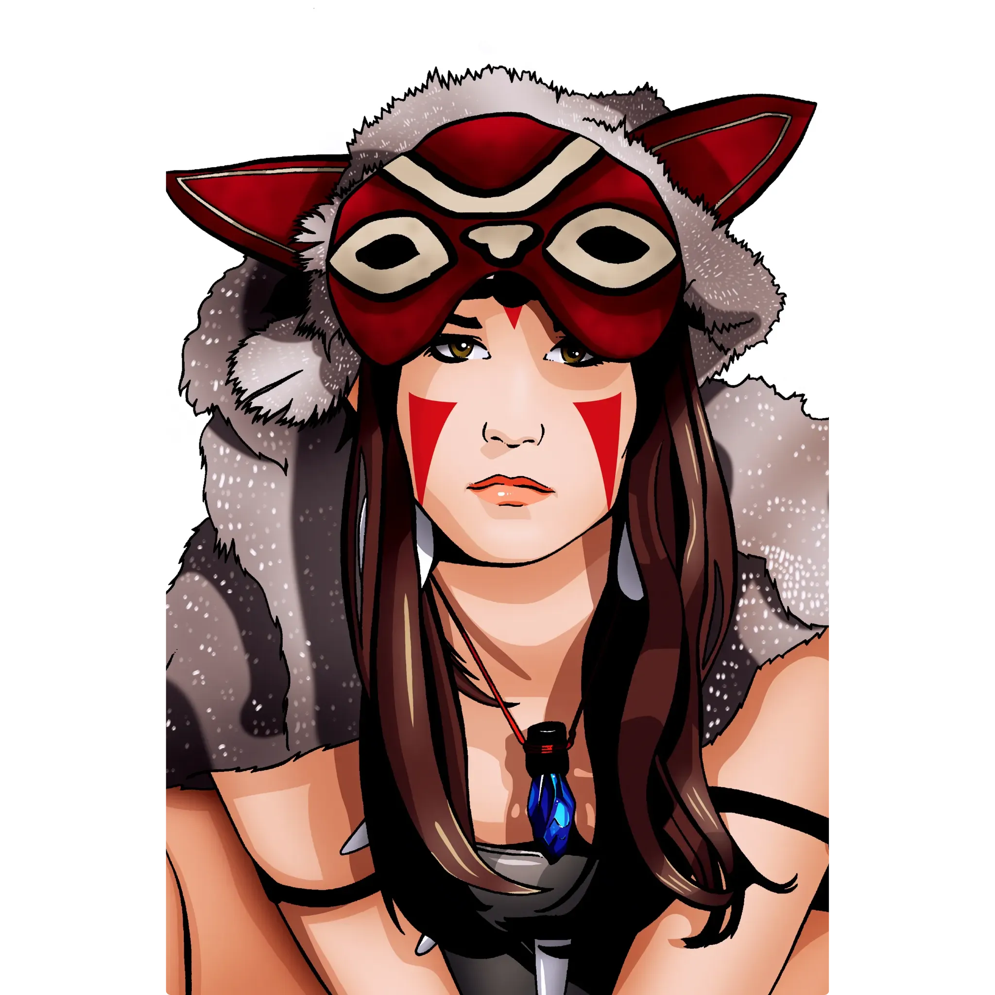 Tableau Princesse Mononoke