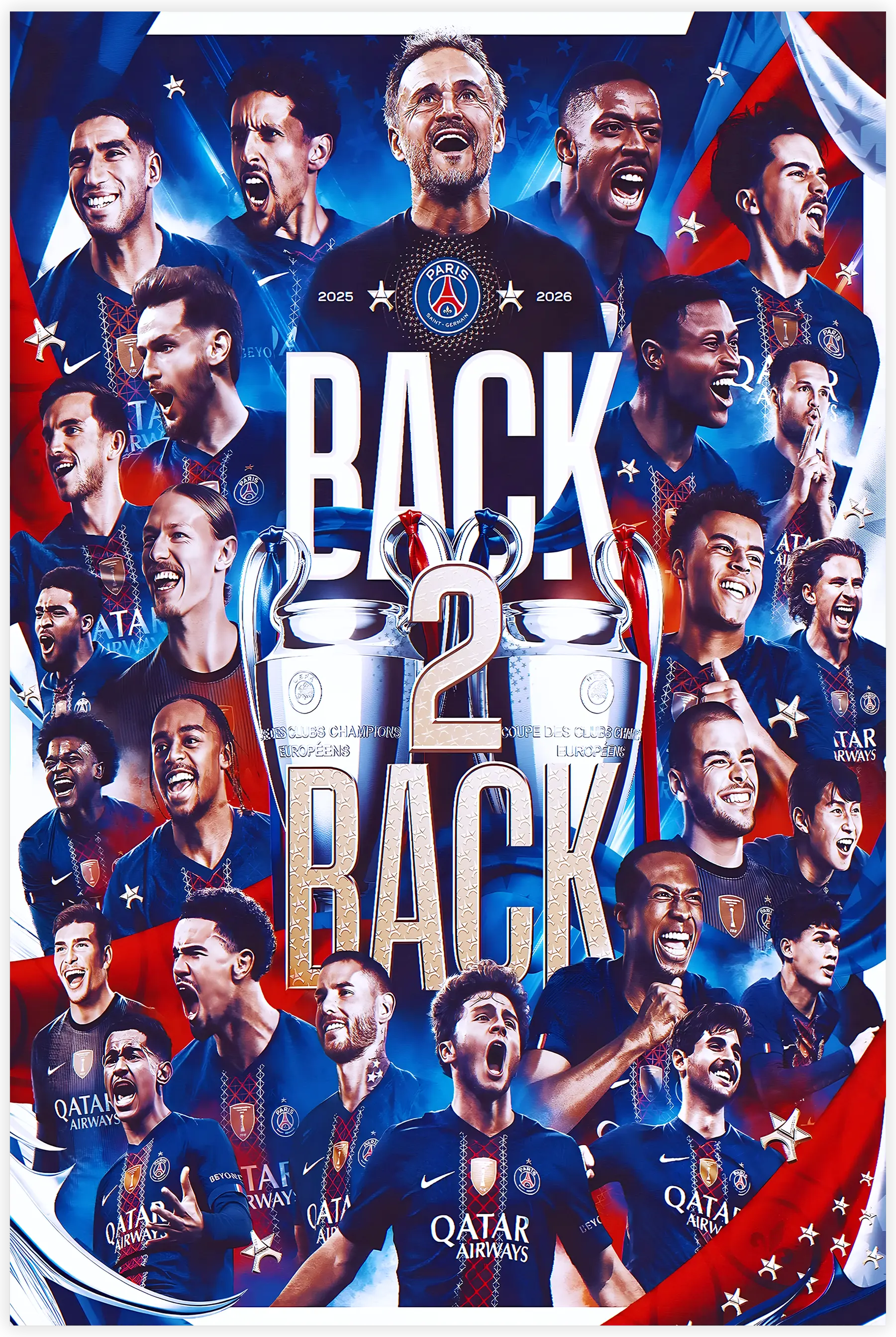 Tableau PSG Champion 2026