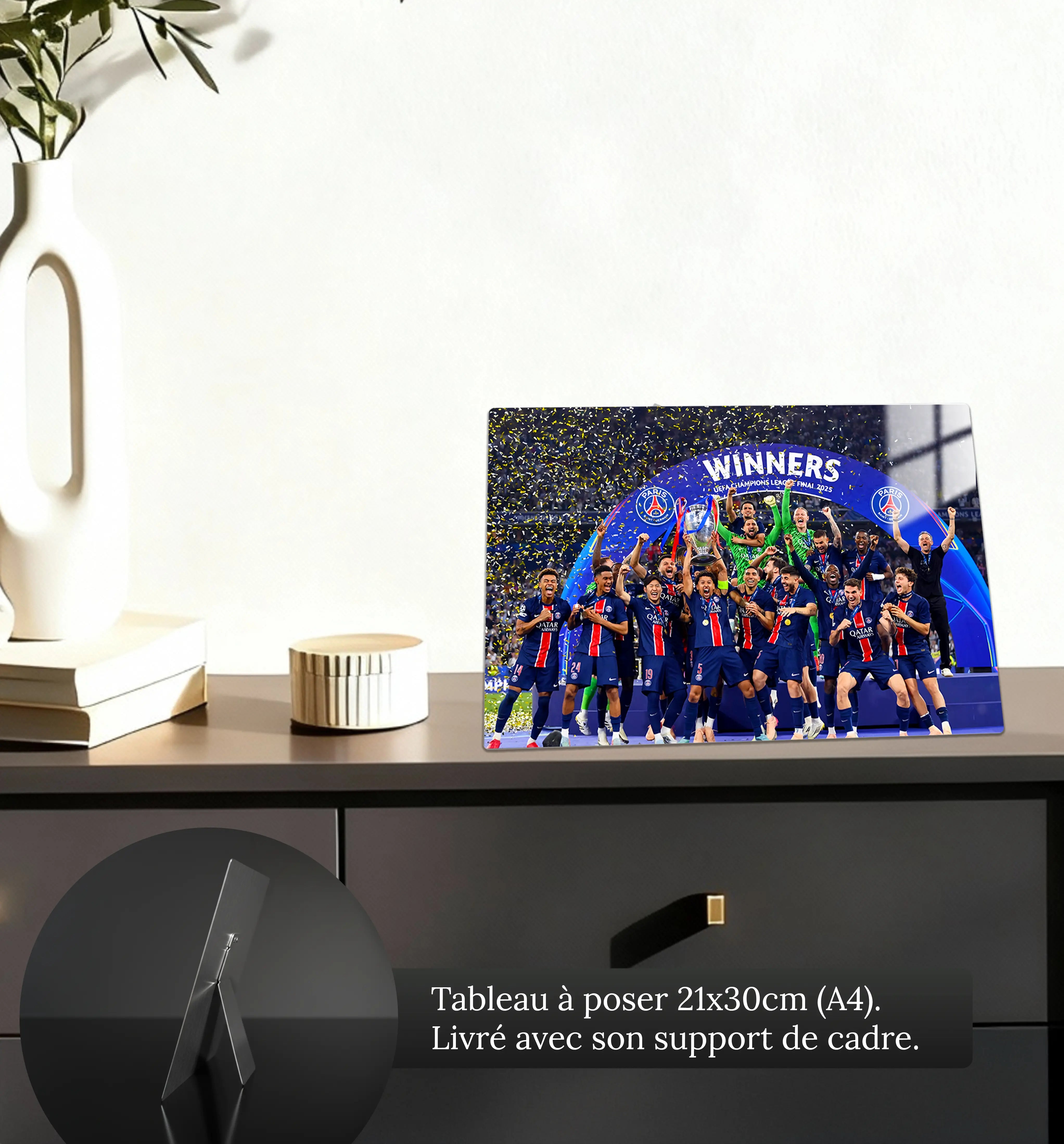 tableau-psg-vainqueur-petit-format-a-poser-sur-meuble | DreamWay