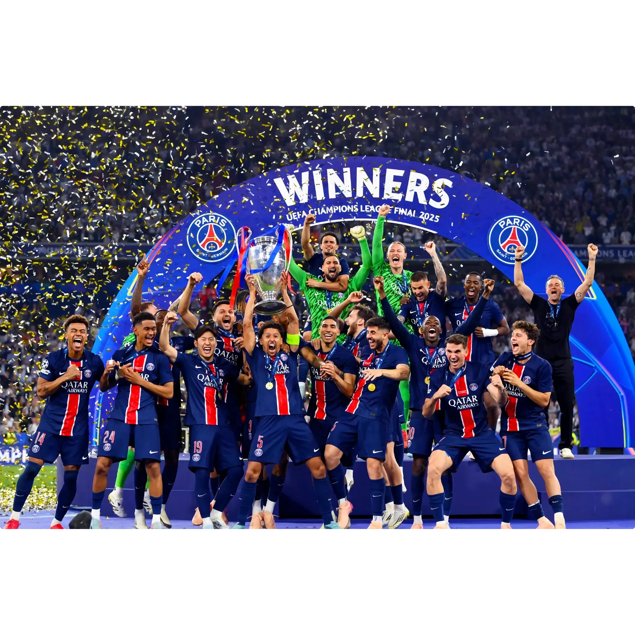 Tableau PSG Vainqueur