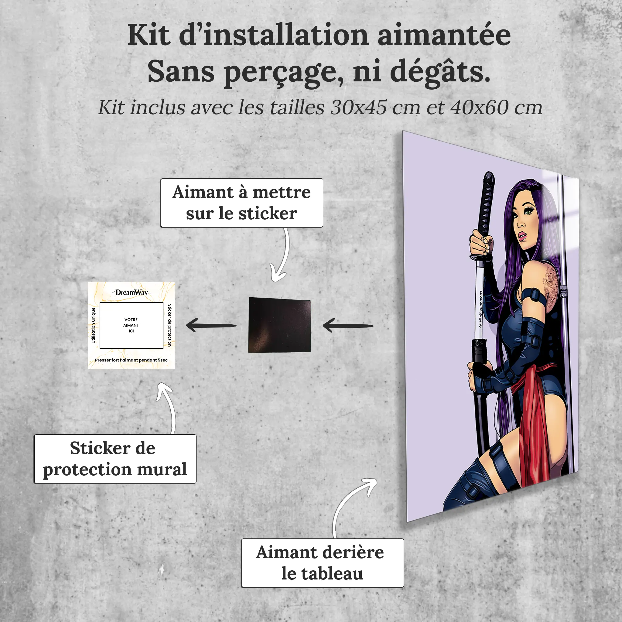 tableau-psylock-xmen-avec-installation-aimantee | DreamWay