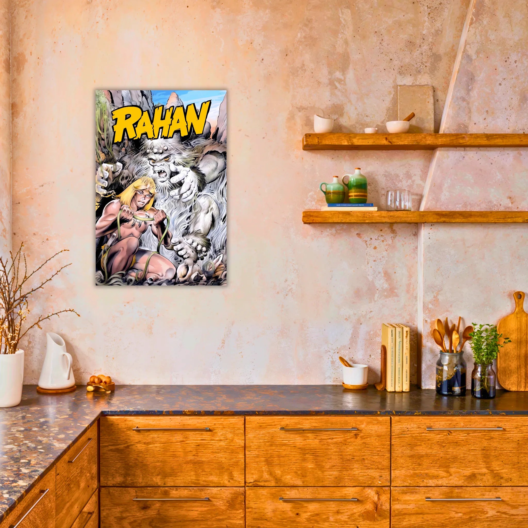 Tableau Rahan La Liane Magique