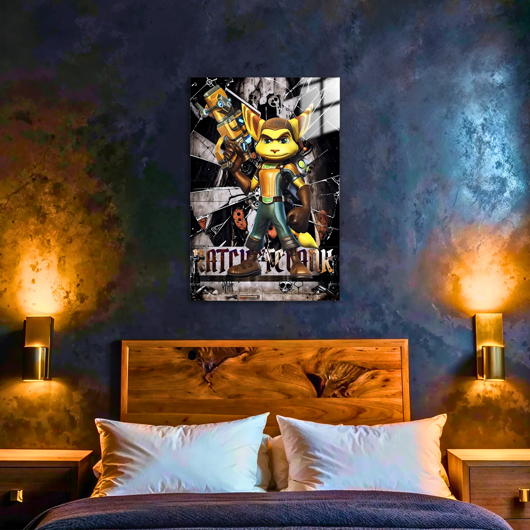 tableau-ratchet-and-clank-dans-la-chambre | DreamWay