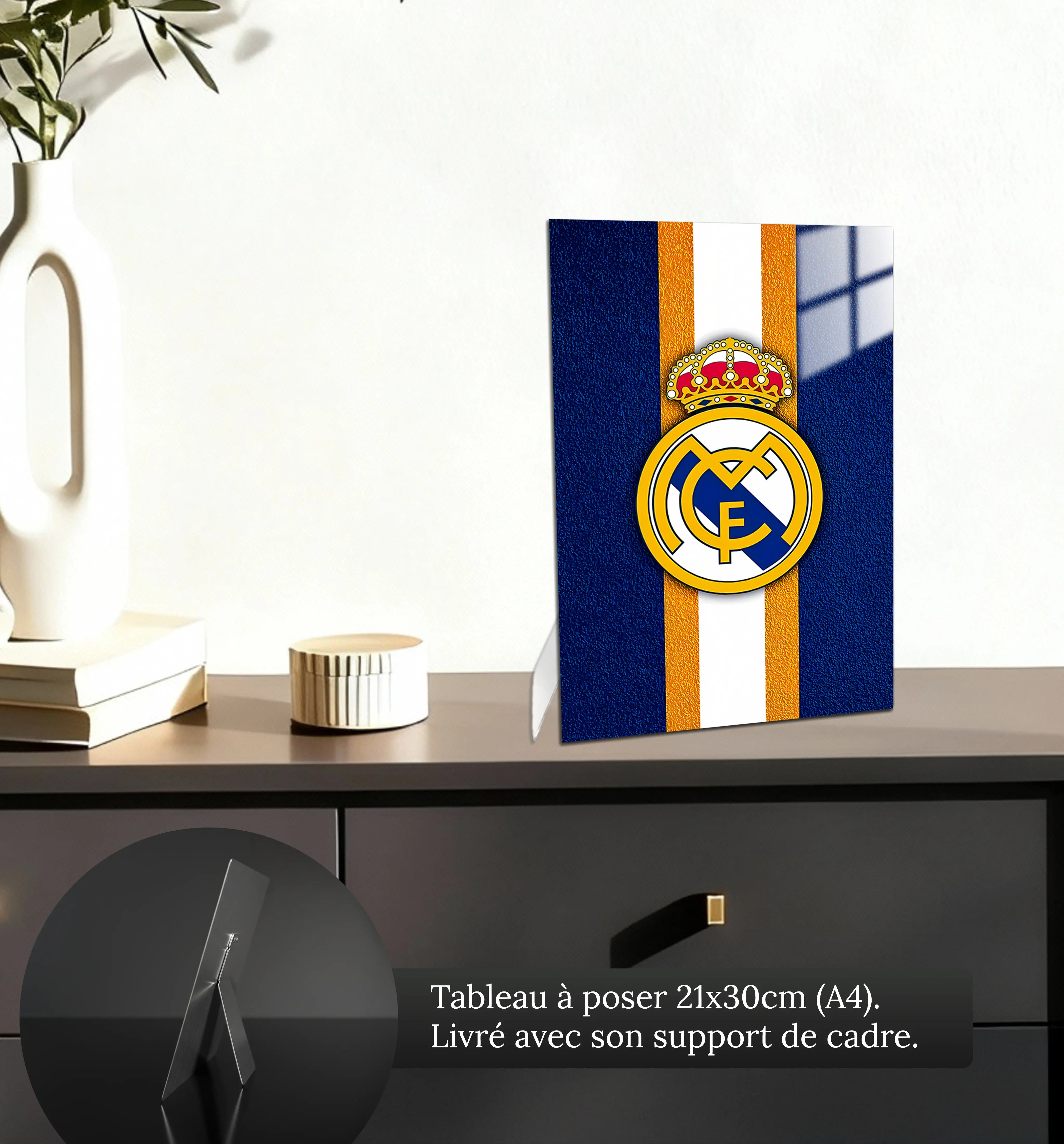 tableau-real-madrid-club-petit-format-a-poser-sur-meuble | DreamWay